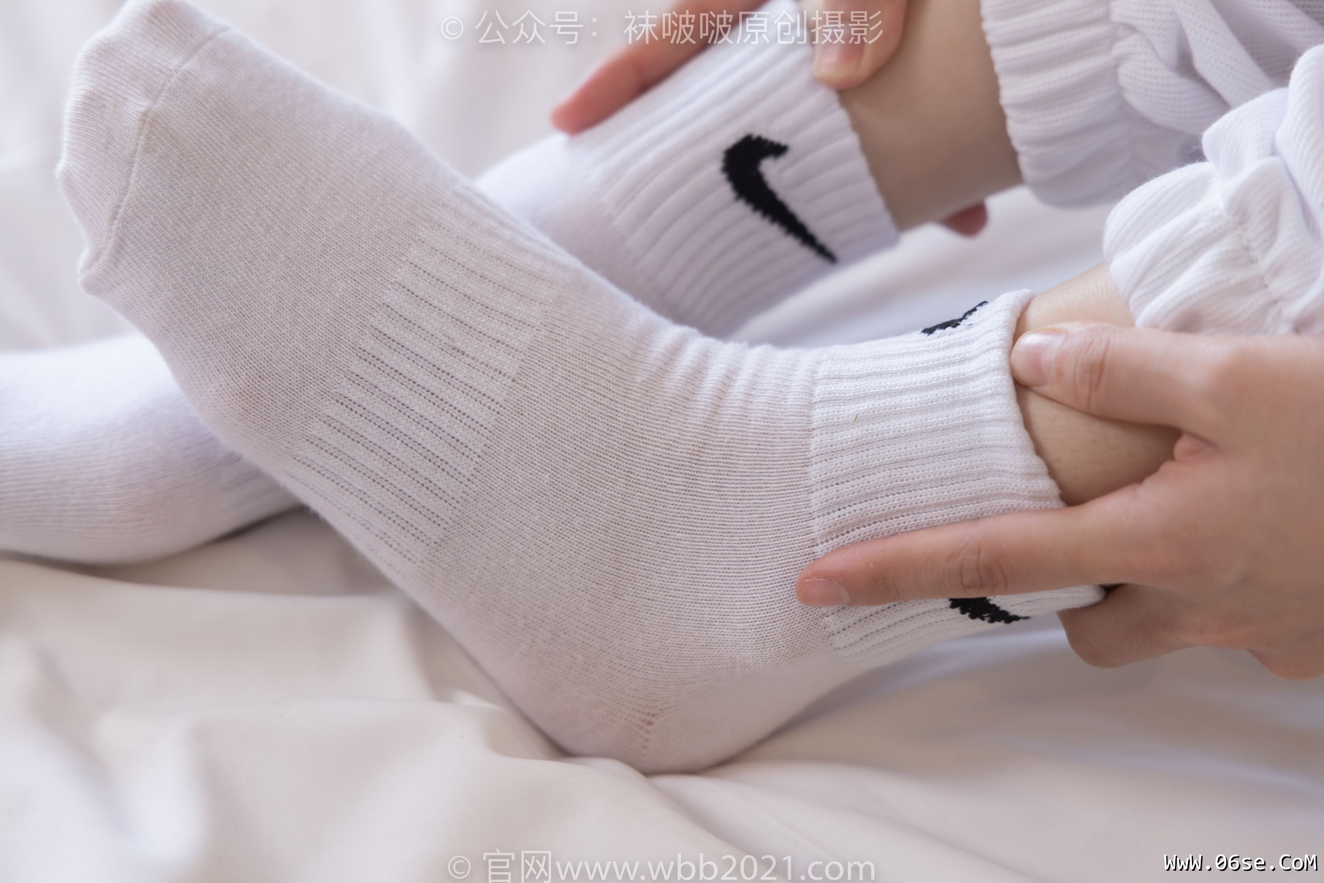 图片[6]-BoBoSocks袜啵啵 No.382 小沫 -板鞋、白棉袜[143P]-六色网