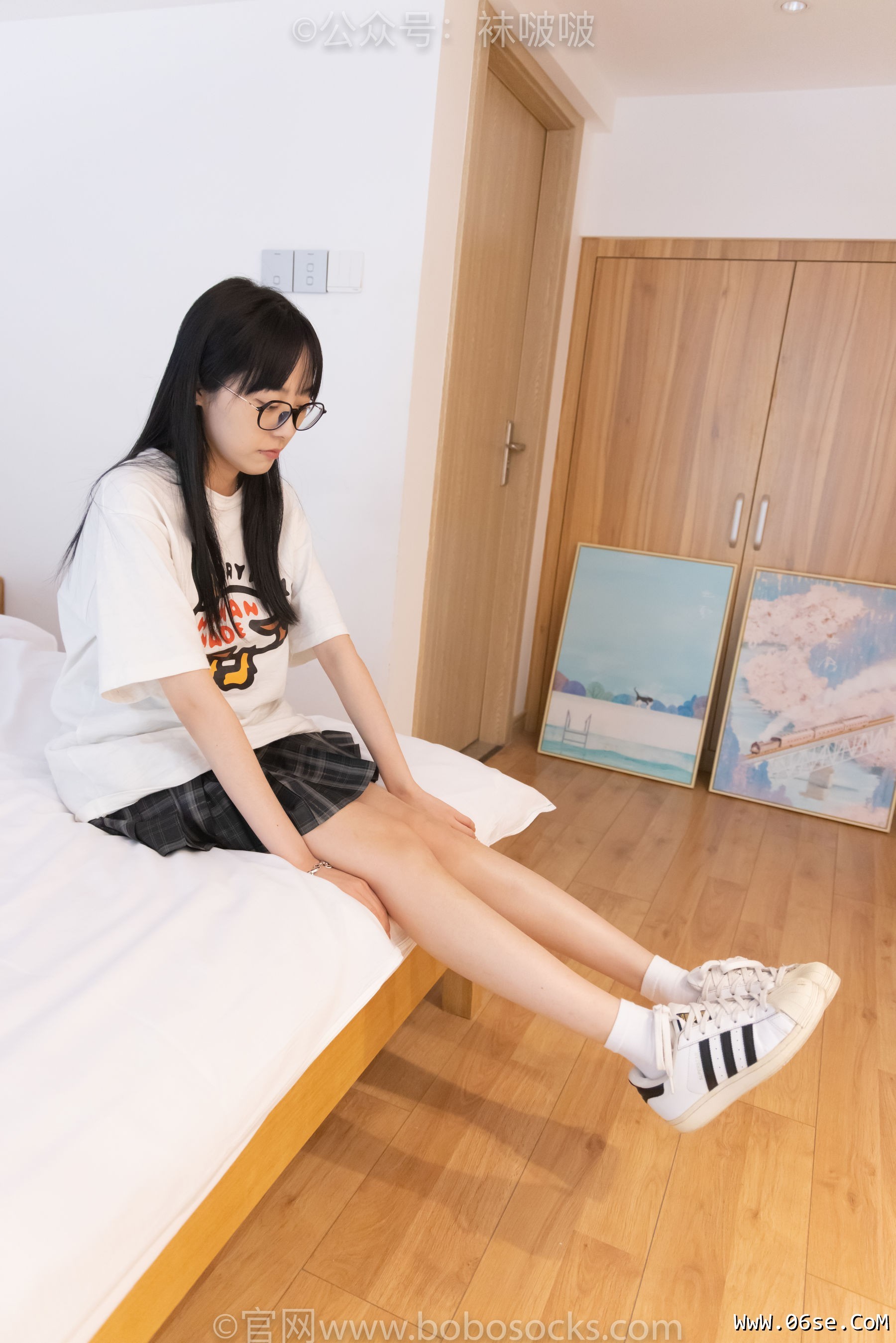 图片[8]-BoBoSocks袜啵啵 No.073 稚予-贝壳头、白棉袜、裸足[145P]-六色网