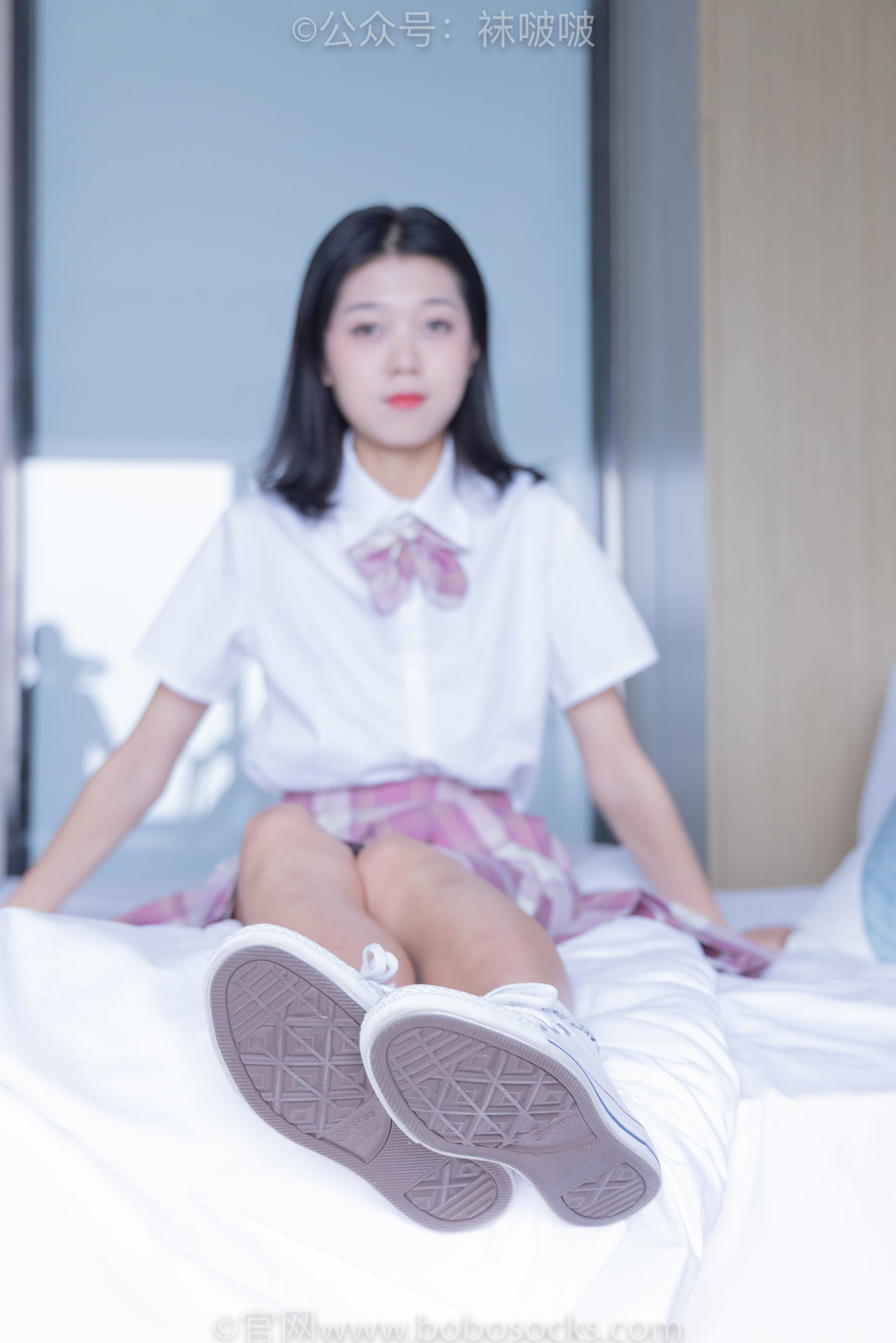 图片[35]-BoBoSocks袜啵啵 No.052 瑶瑶-JK制服、帆布鞋、白棉袜、裸足[133P]-六色网