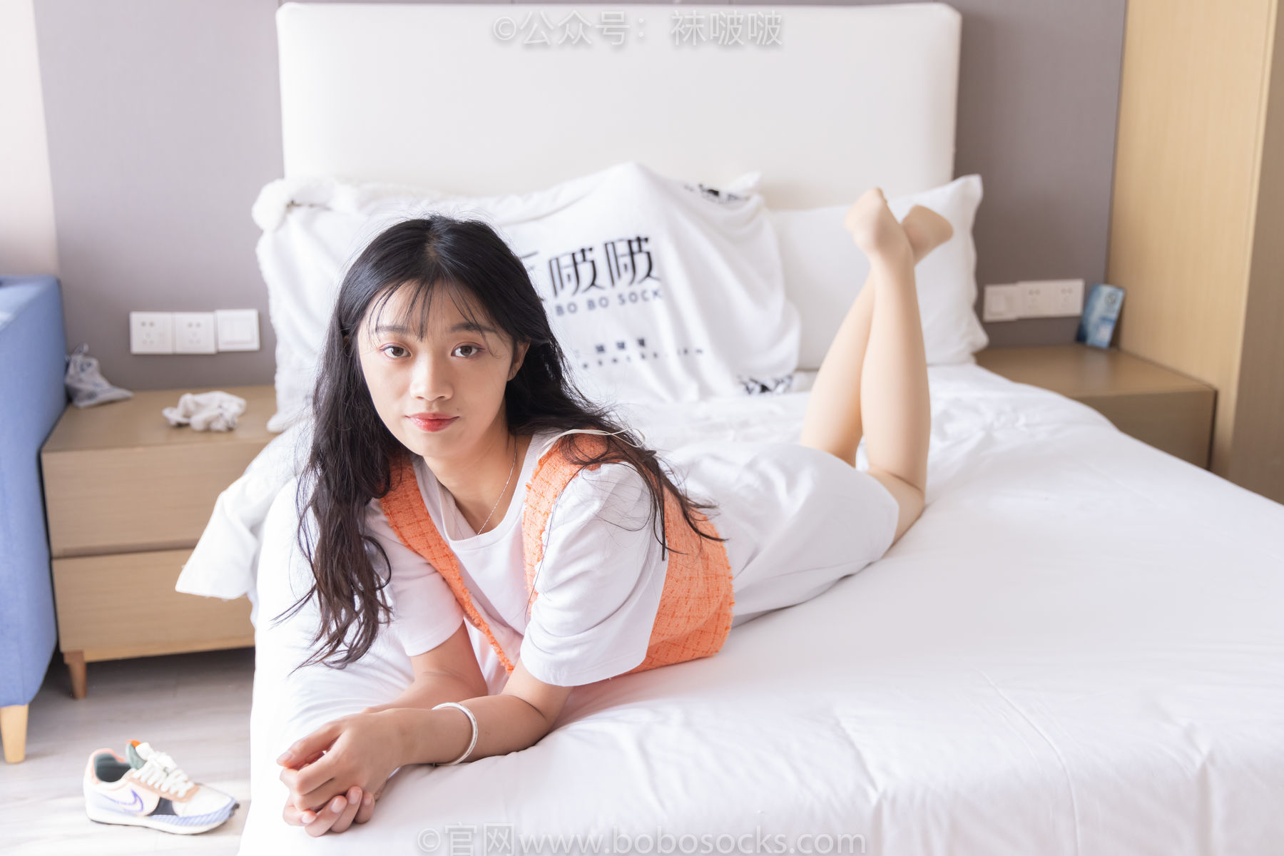 图片[113]-BoBoSocks袜啵啵 No.062 涵涵-运动鞋、白棉袜、厚肉丝[145P]-六色网