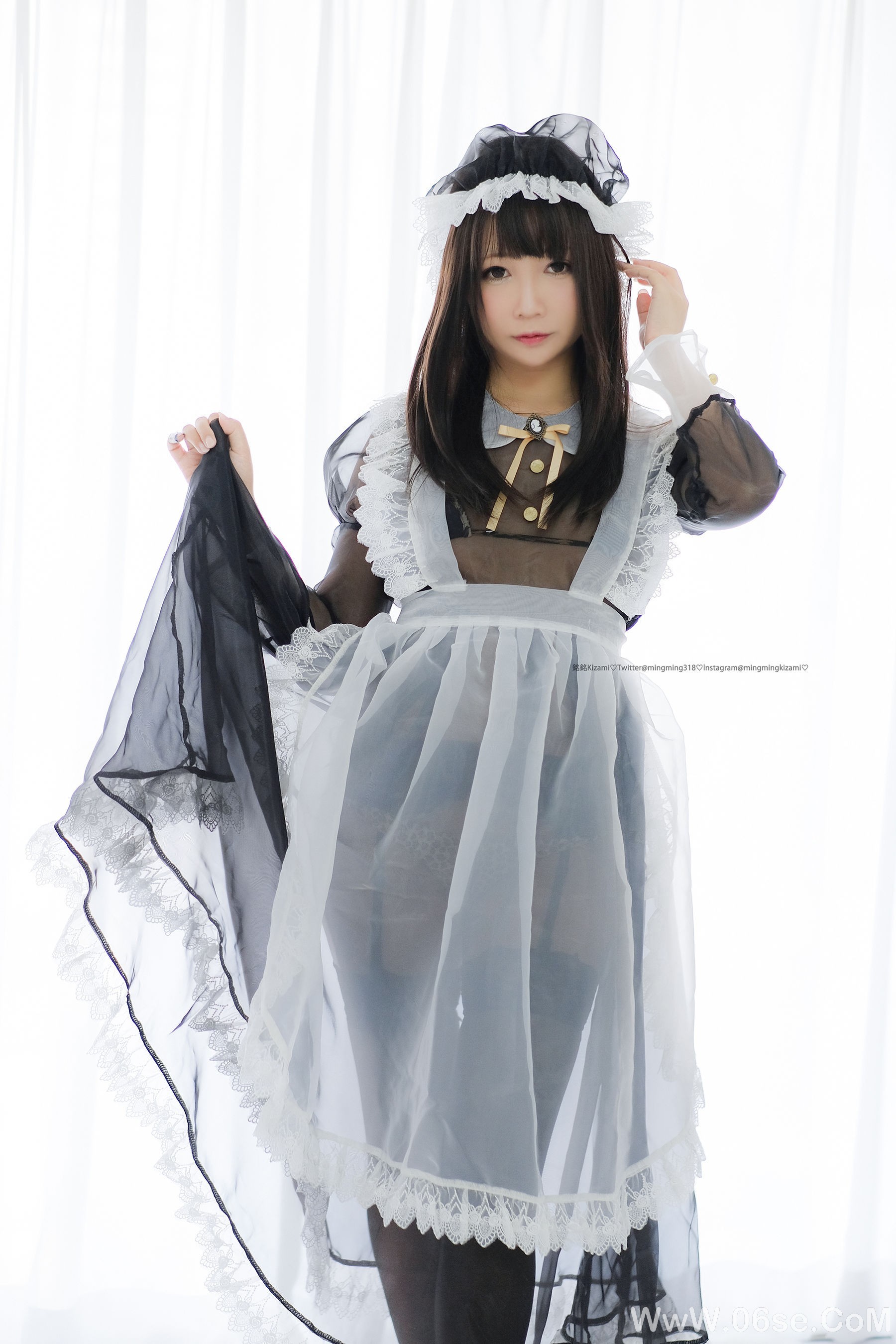 图片[75]-銘銘Kizami 自撮りVol.15 透明女仆[84P]-六色网