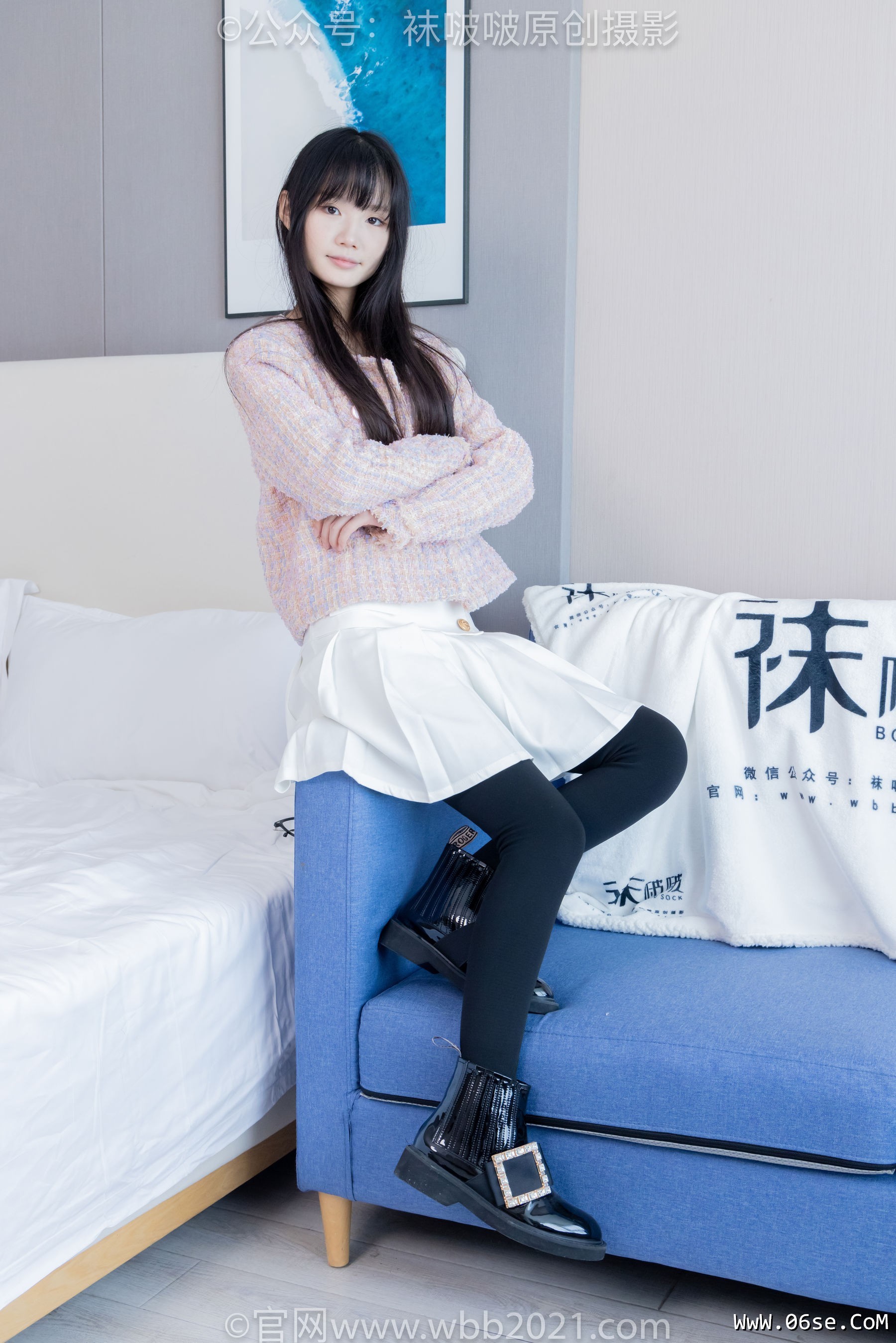 图片[130]-BoBoSocks袜啵啵 No.438 甜甜圈 -皮鞋、板鞋、白棉袜、黑色踩脚袜[150P]-六色网