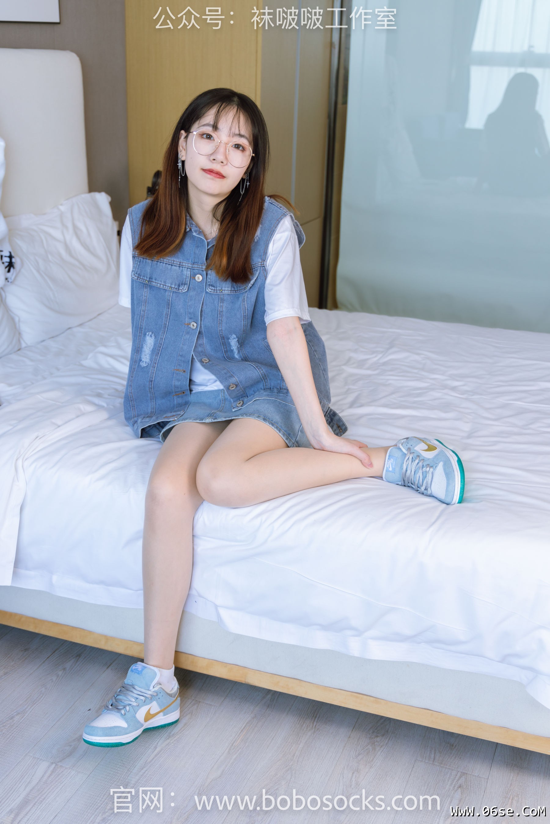 图片[52]-BoBoSocks袜啵啵 No.123 小甜豆-板鞋、白棉袜、肉丝[140P]-六色网
