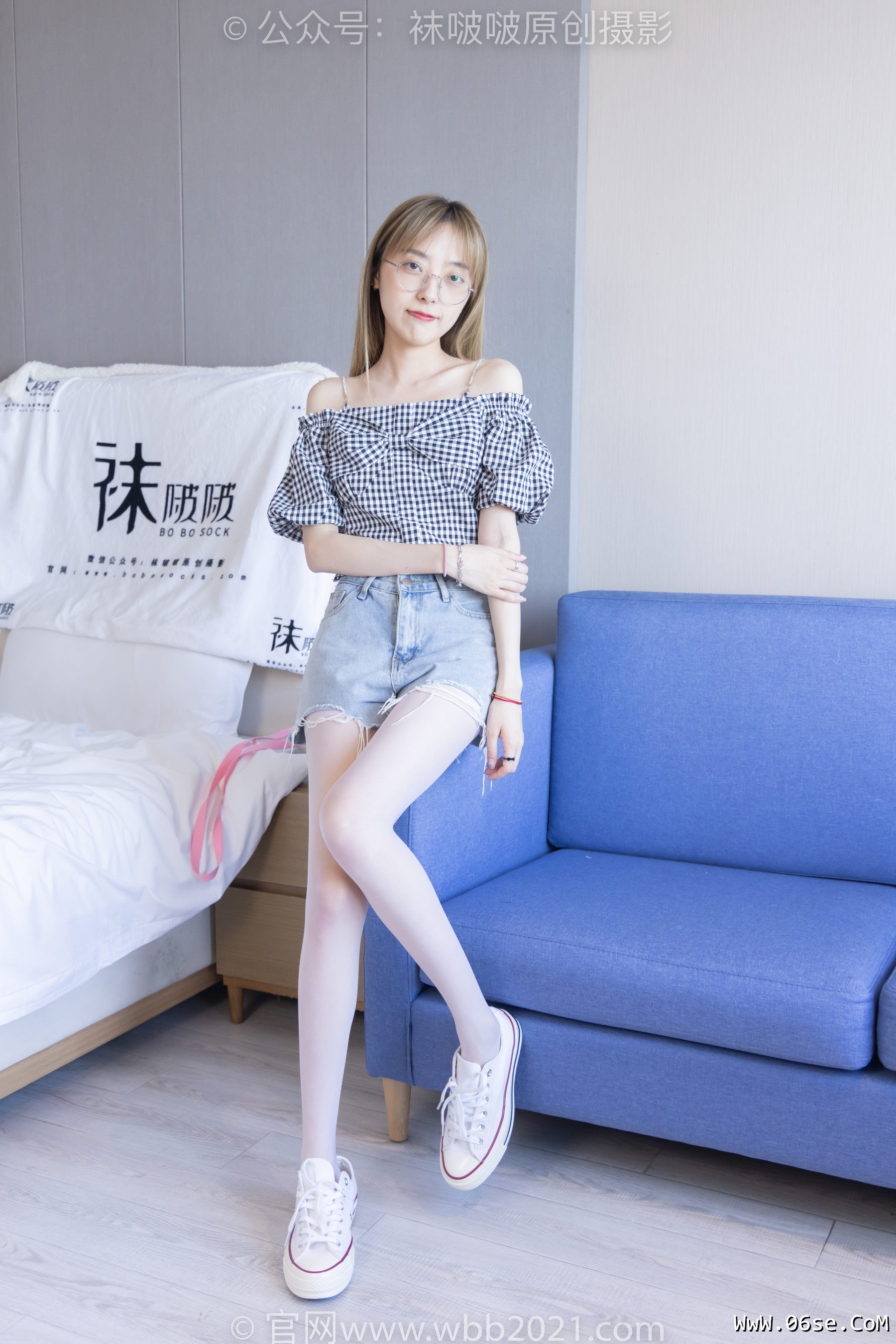 图片[119]-BoBoSocks袜啵啵 No.234 稚予-板鞋、白丝[150P]-六色网