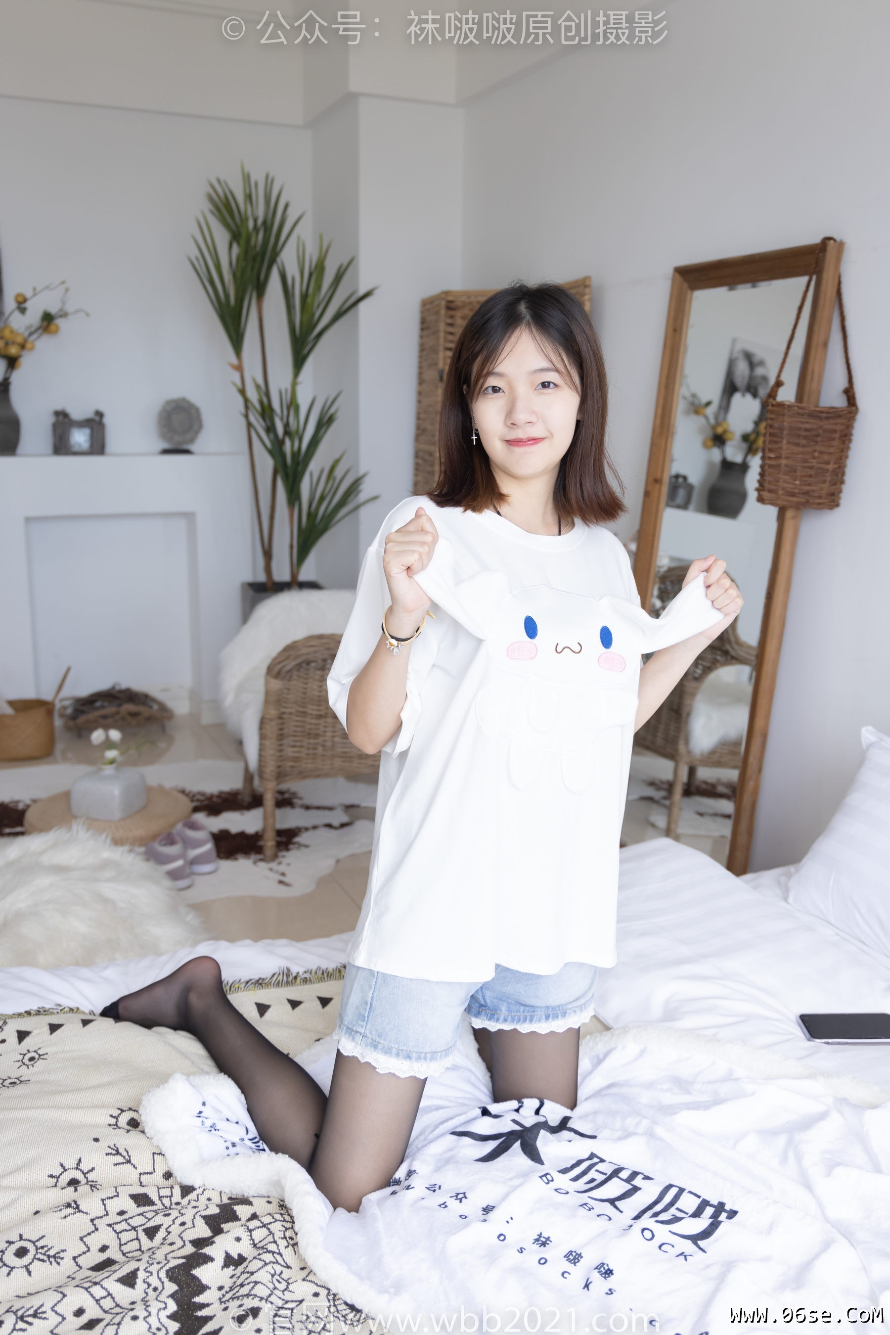 图片[113]-BoBoSocks袜啵啵 No.233 小甜豆-板鞋、黑丝[142P]-六色网