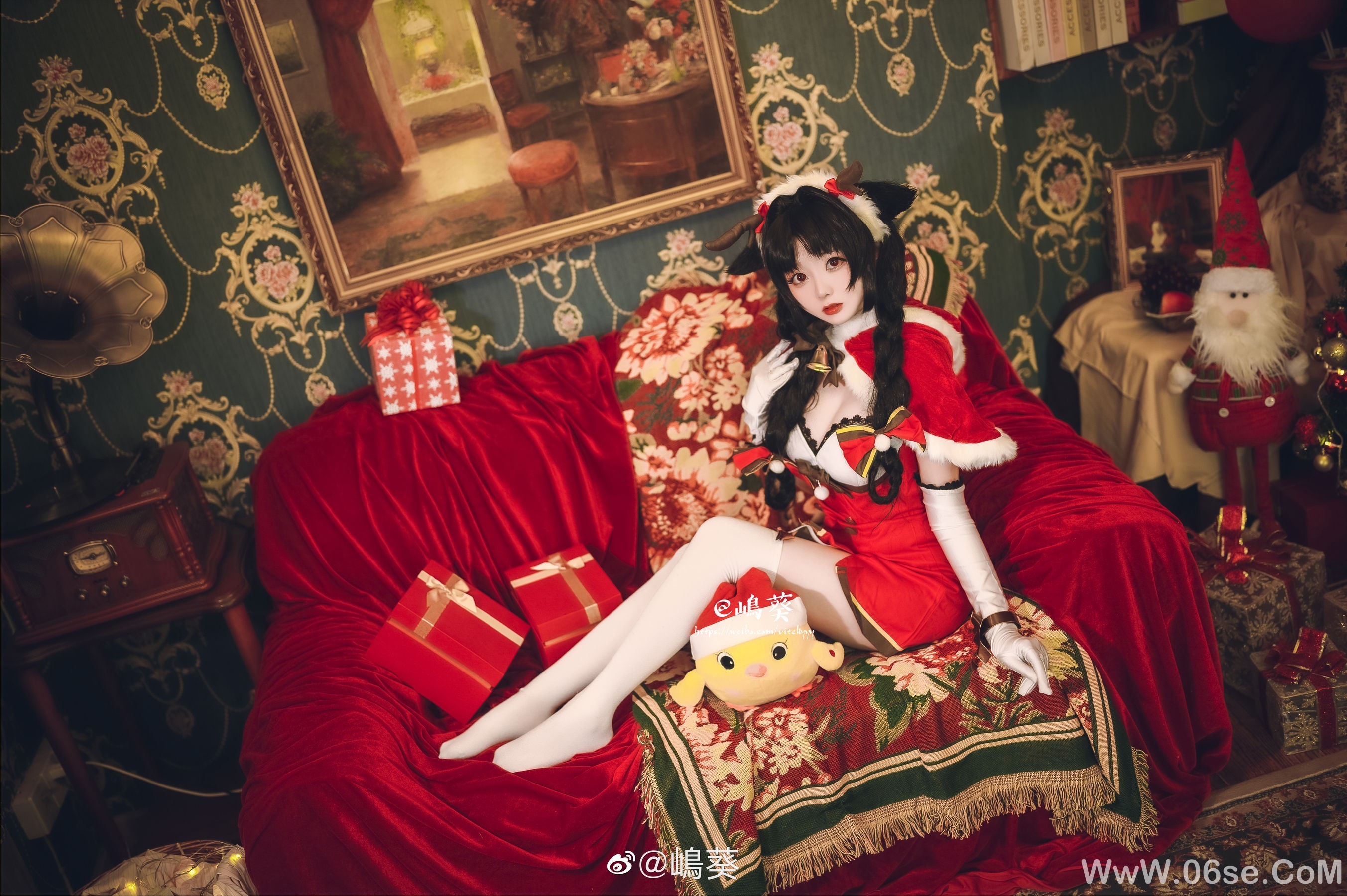 图片[8]-微博美女嶋葵 碧蓝航线 大潮 驯鹿与圣诞礼物[12P]-六色网