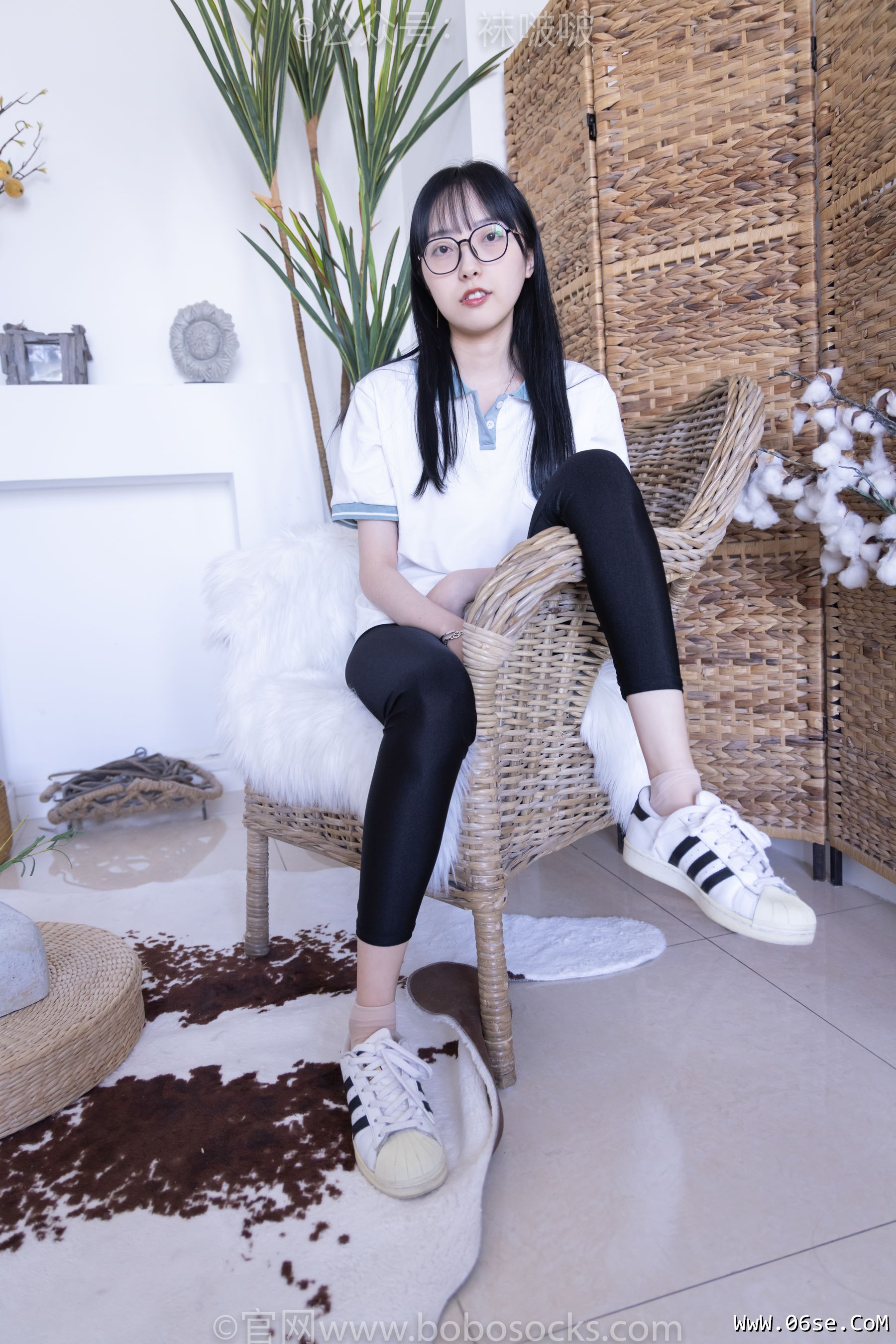 图片[4]-BoBoSocks袜啵啵 No.044 稚予-贝壳头、匡威帆布鞋、短肉丝[154P]-六色网