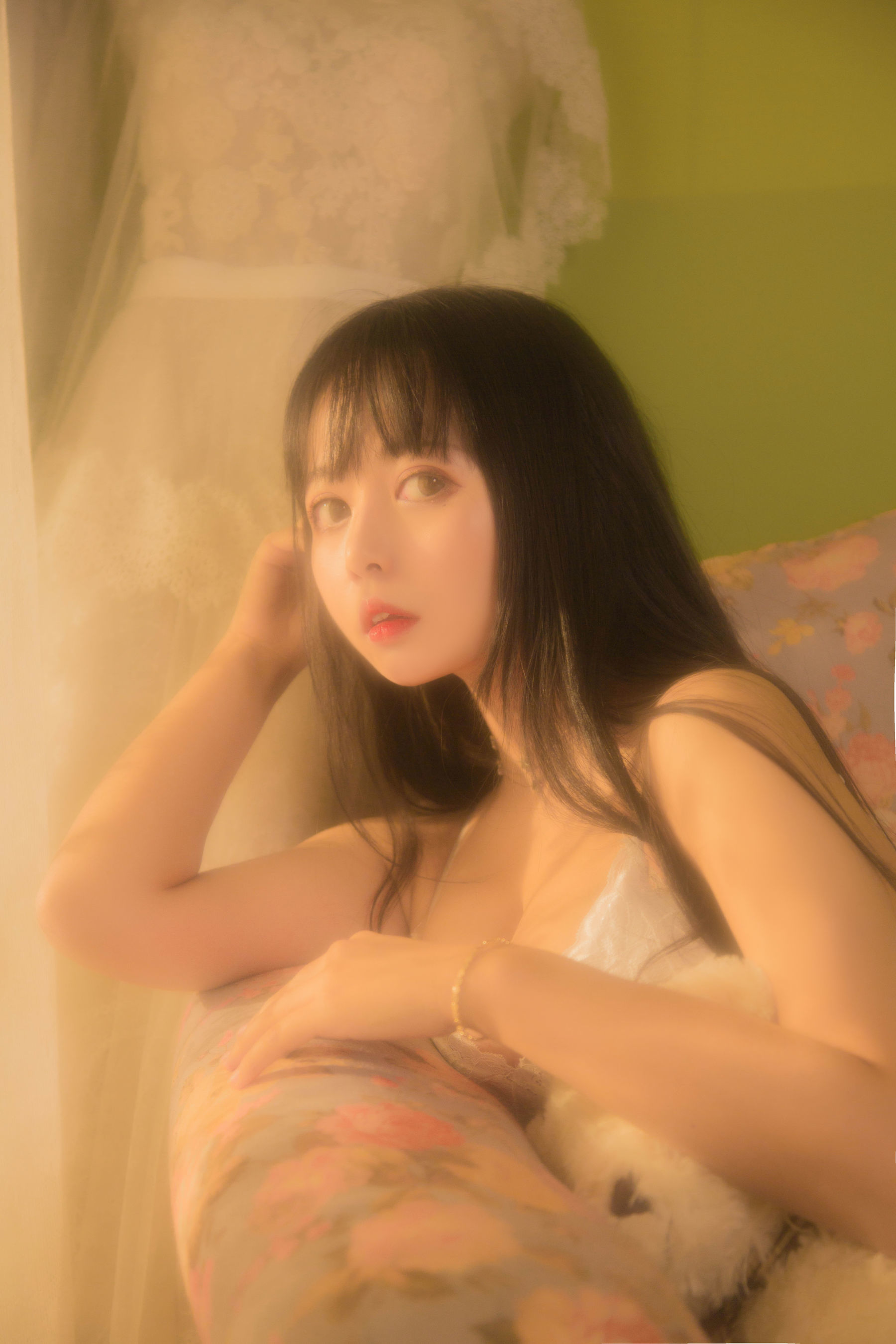图片[24]-大眼萌妹黑猫猫OvO 少女写真[26P]-六色网