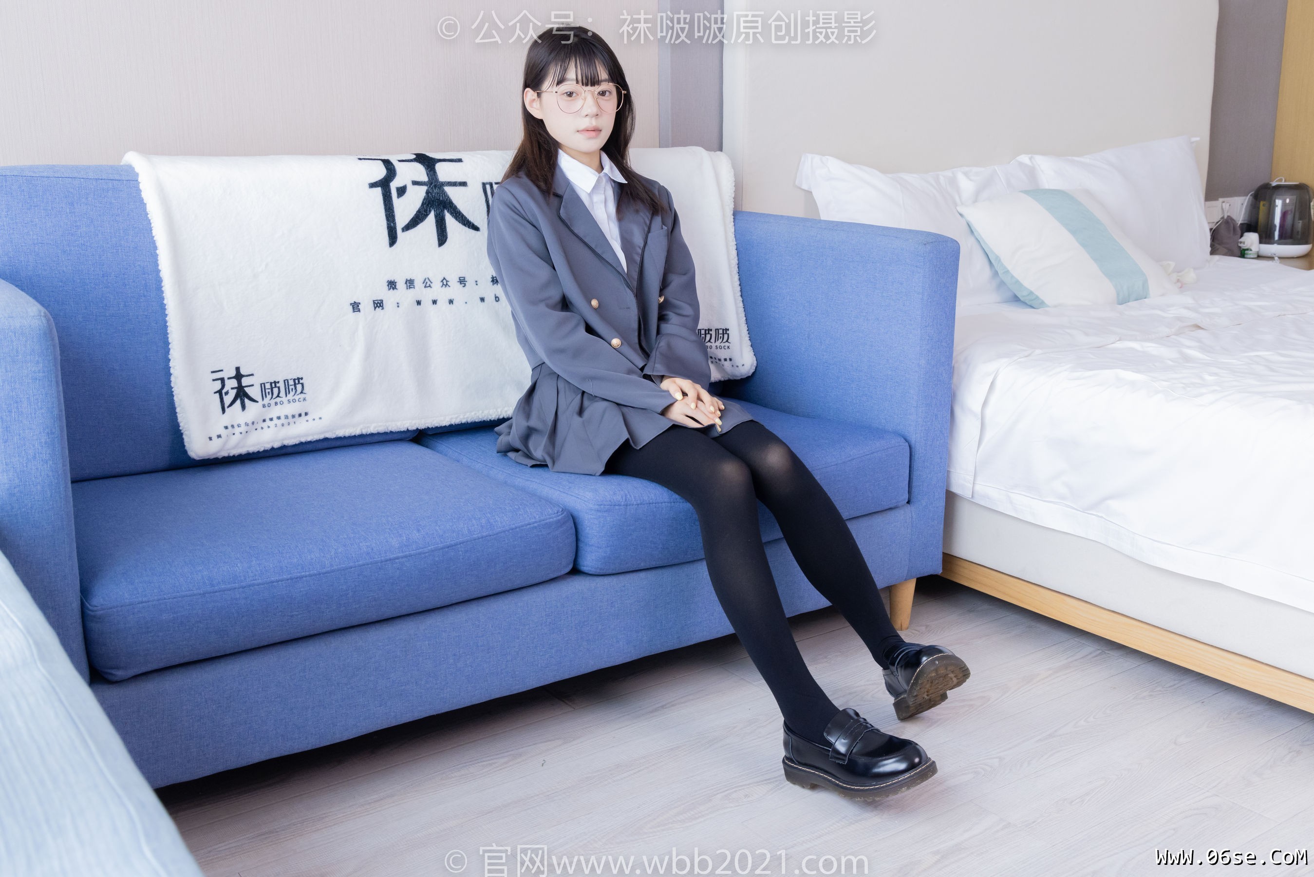 图片[83]-BoBoSocks袜啵啵 No.402 糯米 -皮鞋、厚黑丝、学院jk[140P]-六色网