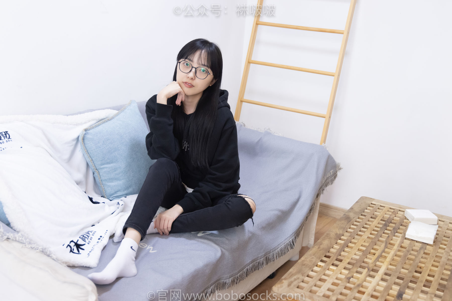 图片[91]-BoBoSocks袜啵啵 No.061 稚予-短靴、白棉袜、裸足[145P]-六色网