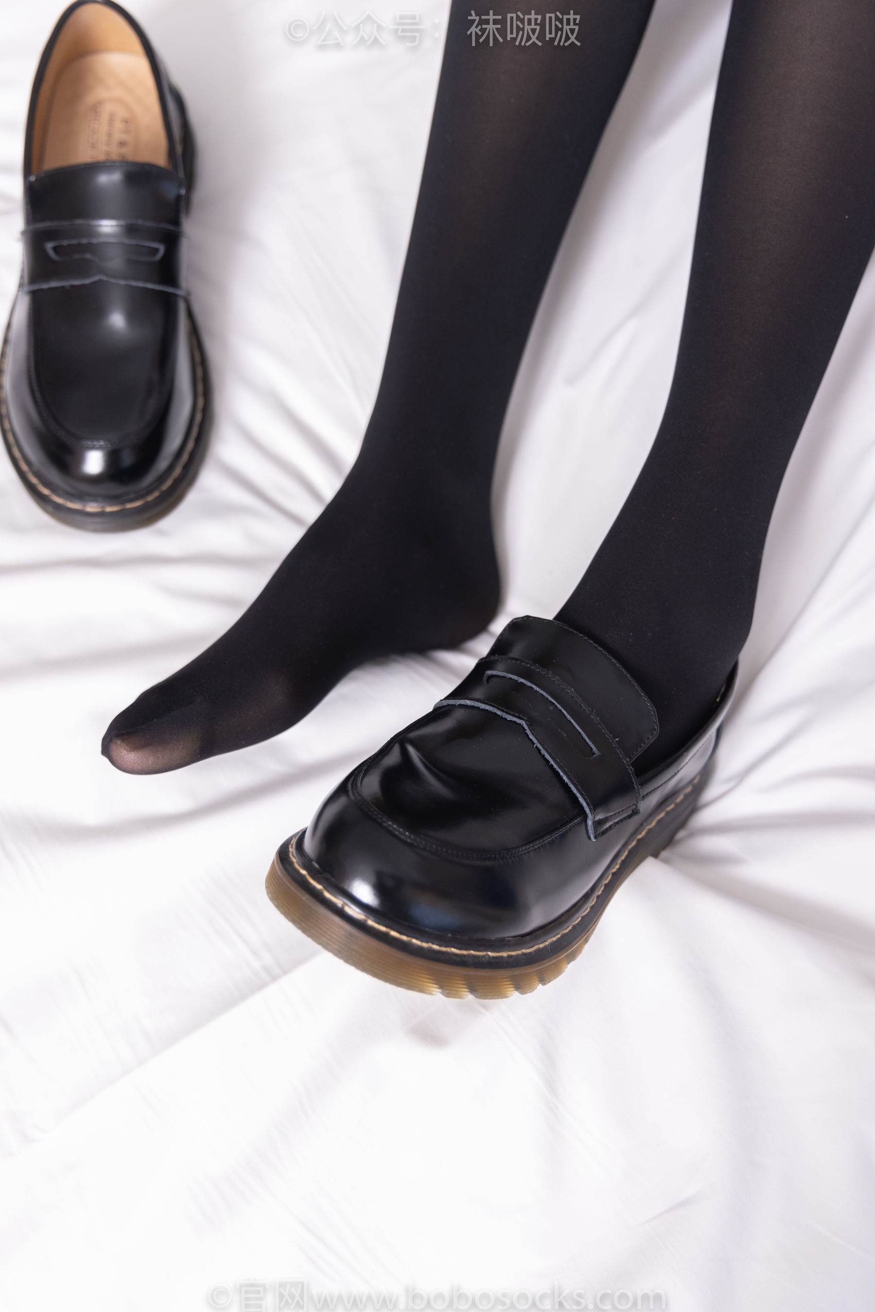 图片[45]-BoBoSocks袜啵啵 No.060 小甜豆-JK制服、皮鞋、厚黑丝[131P]-六色网