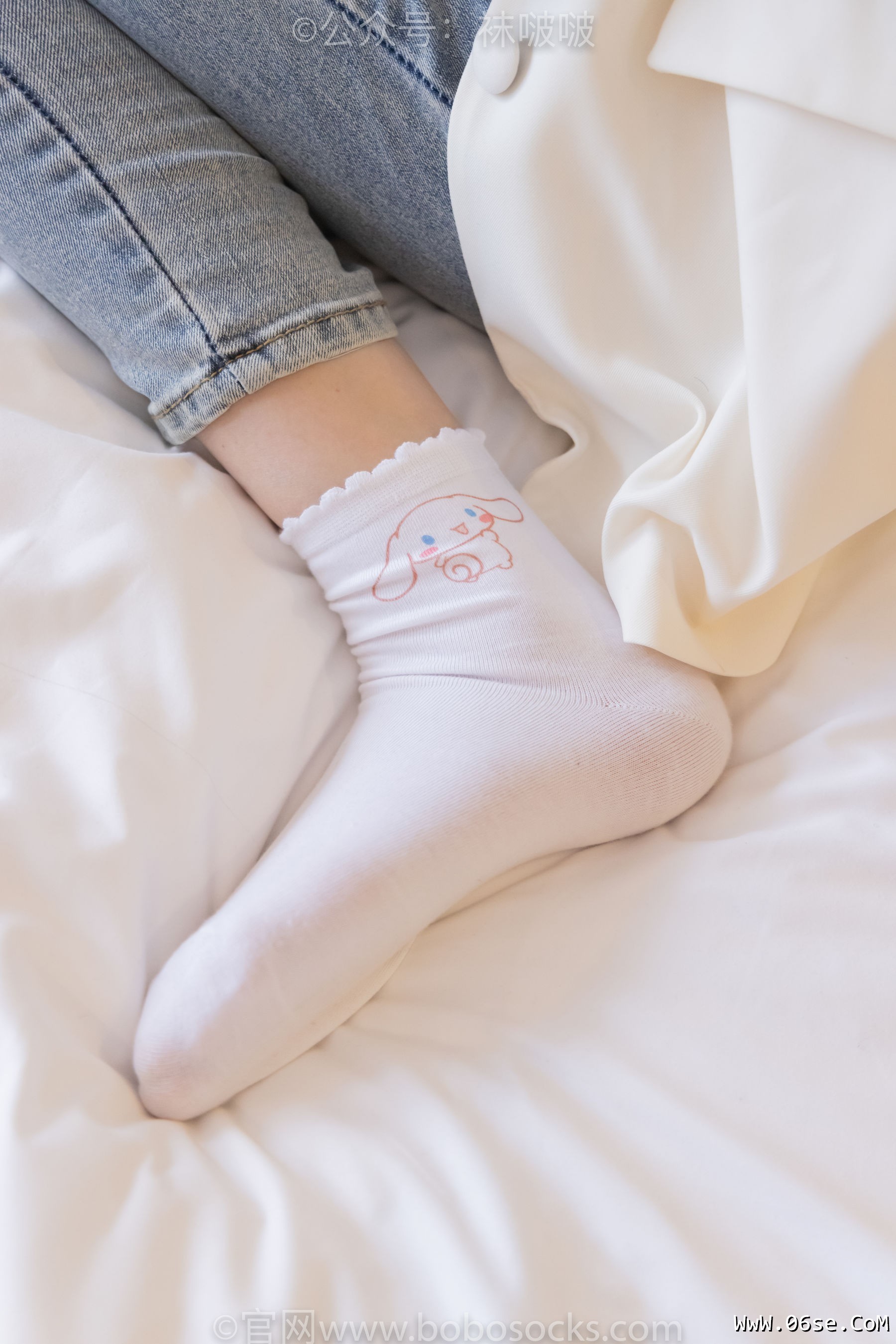 图片[130]-BoBoSocks袜啵啵 No.050 小甜豆-高跟长靴、白棉袜[175P]-六色网