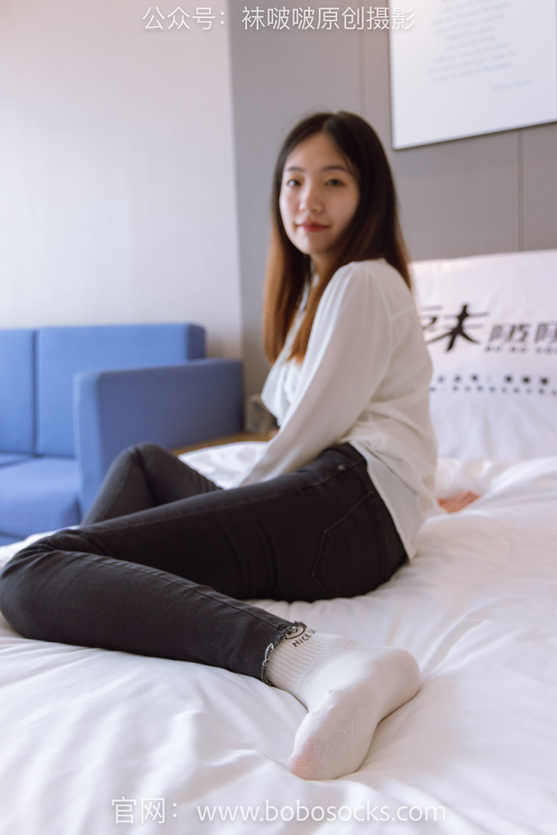 图片[111]-BoBoSocks袜啵啵 No.158 小甜豆-高跟长靴、白棉袜、裸足[136P]-六色网