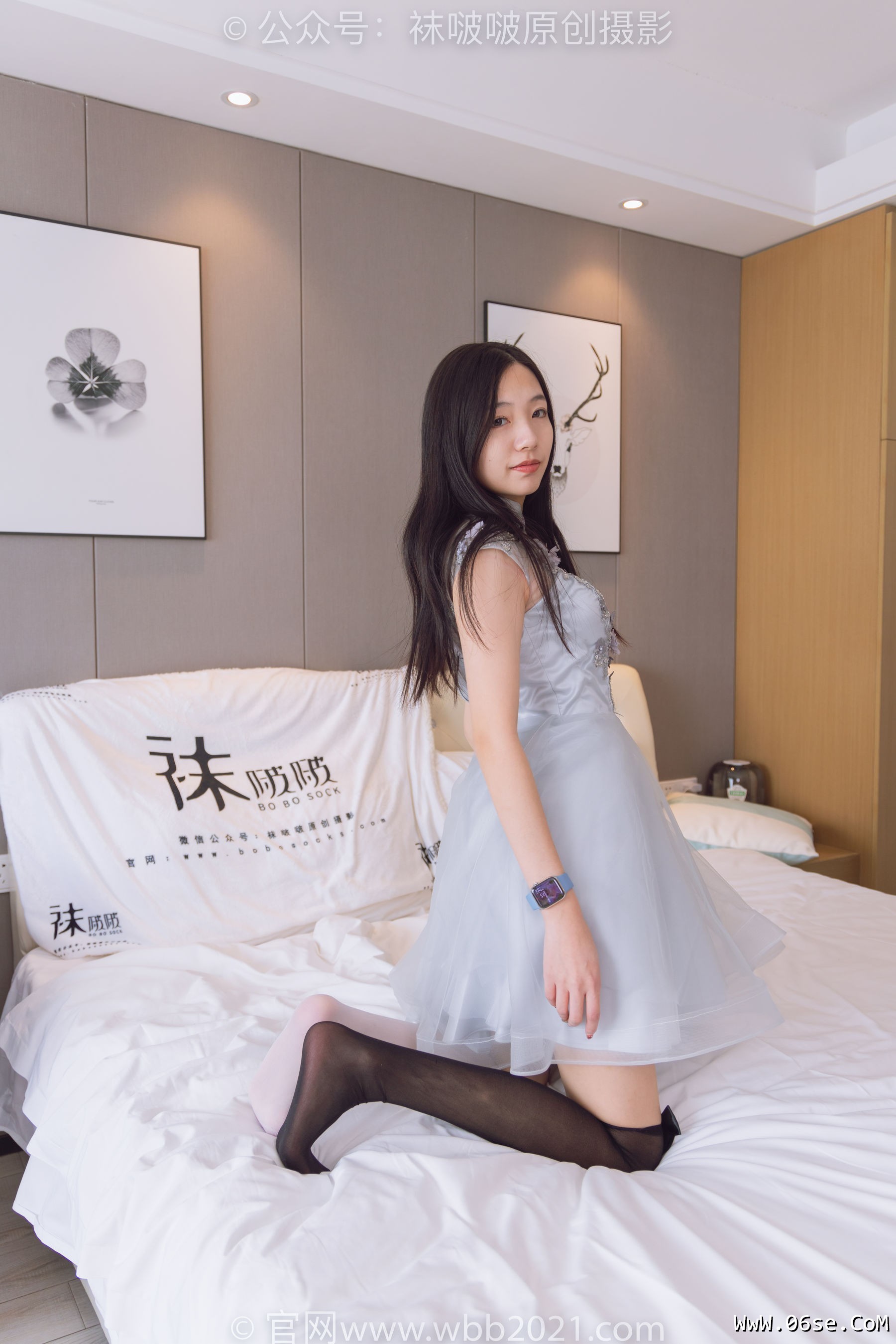 图片[112]-BoBoSocks袜啵啵 No.356 小甜豆 -高跟鞋、黑白丝大腿袜[150P]-六色网