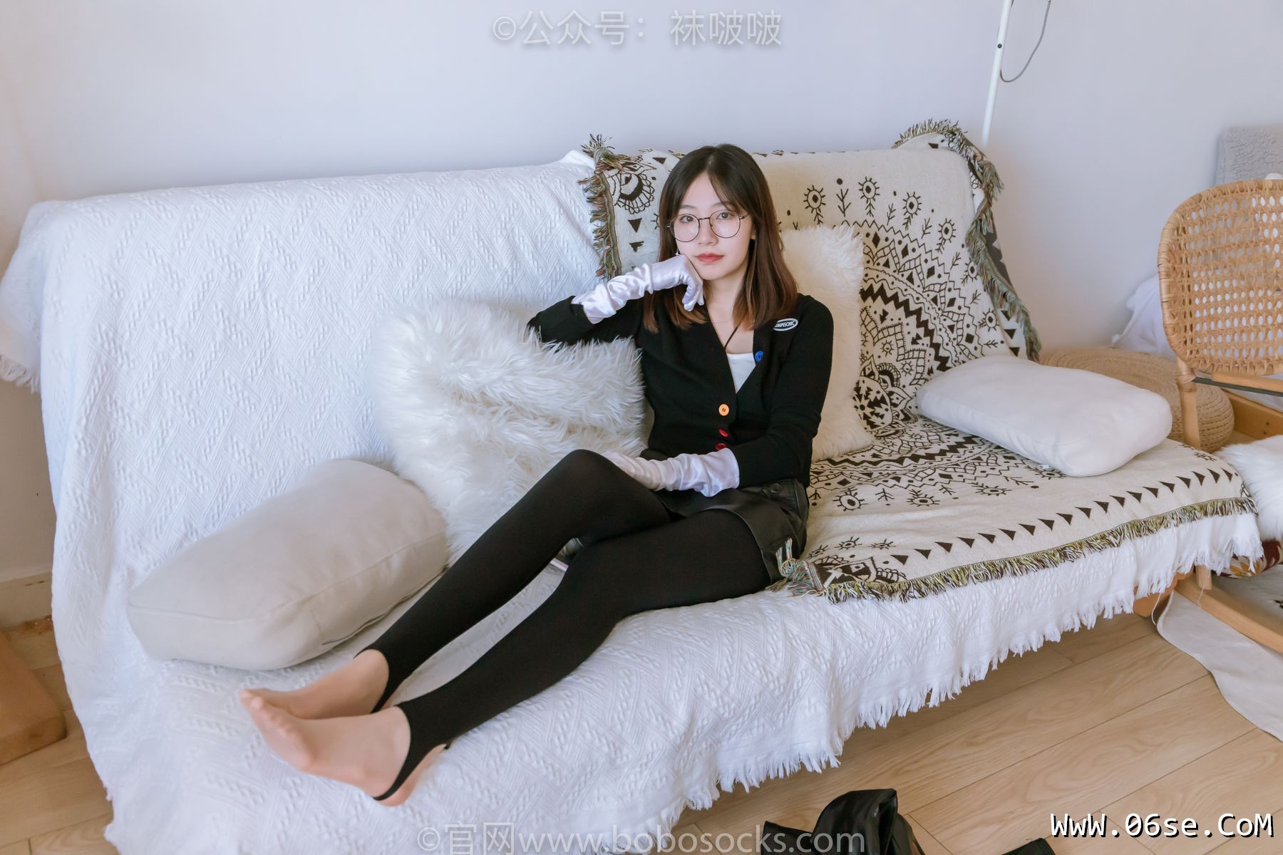 图片[49]-BoBoSocks袜啵啵 No.041 小甜豆-高跟长靴、黑色踩脚裤、肉丝[140P]-六色网