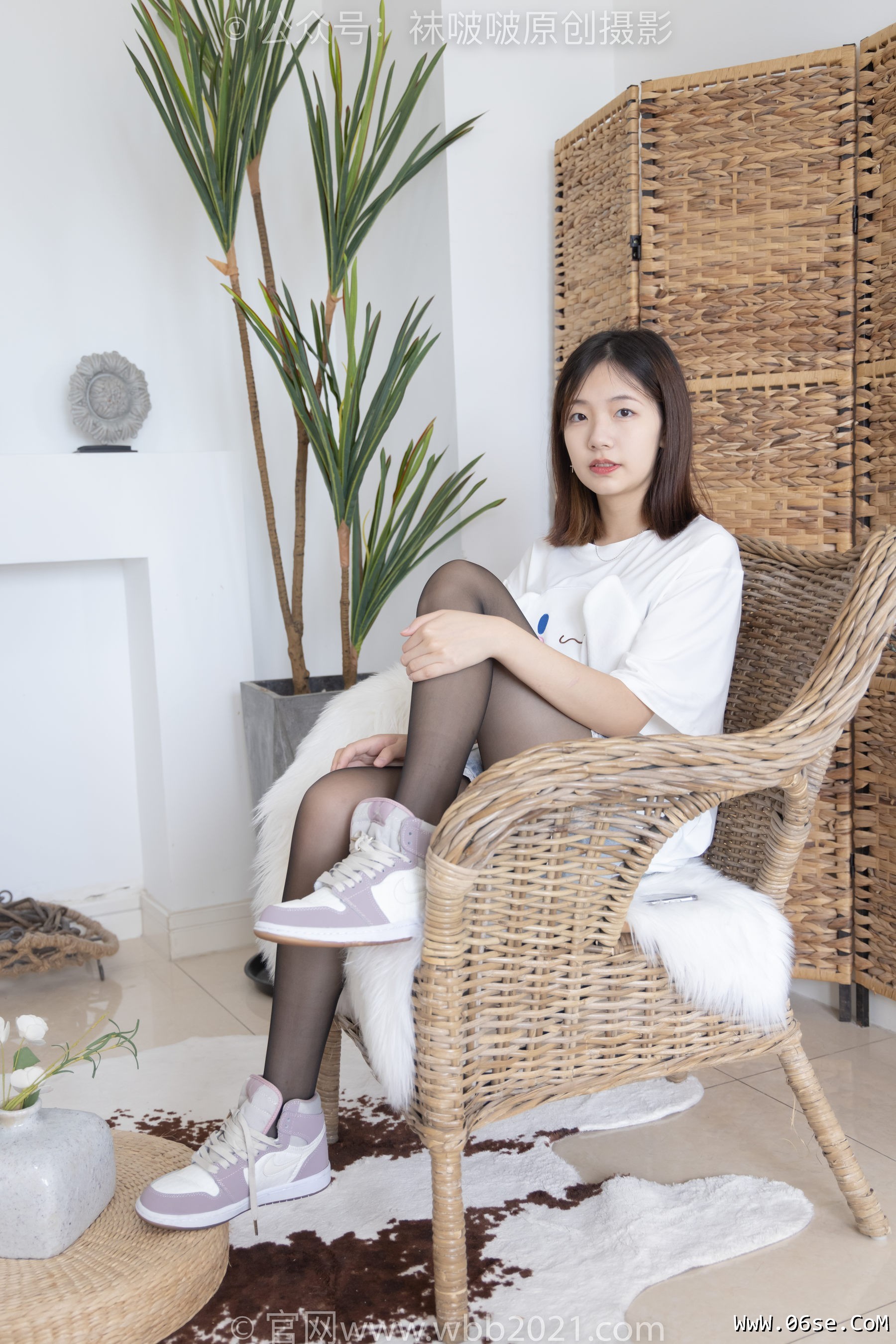 图片[76]-BoBoSocks袜啵啵 No.233 小甜豆-板鞋、黑丝[142P]-六色网