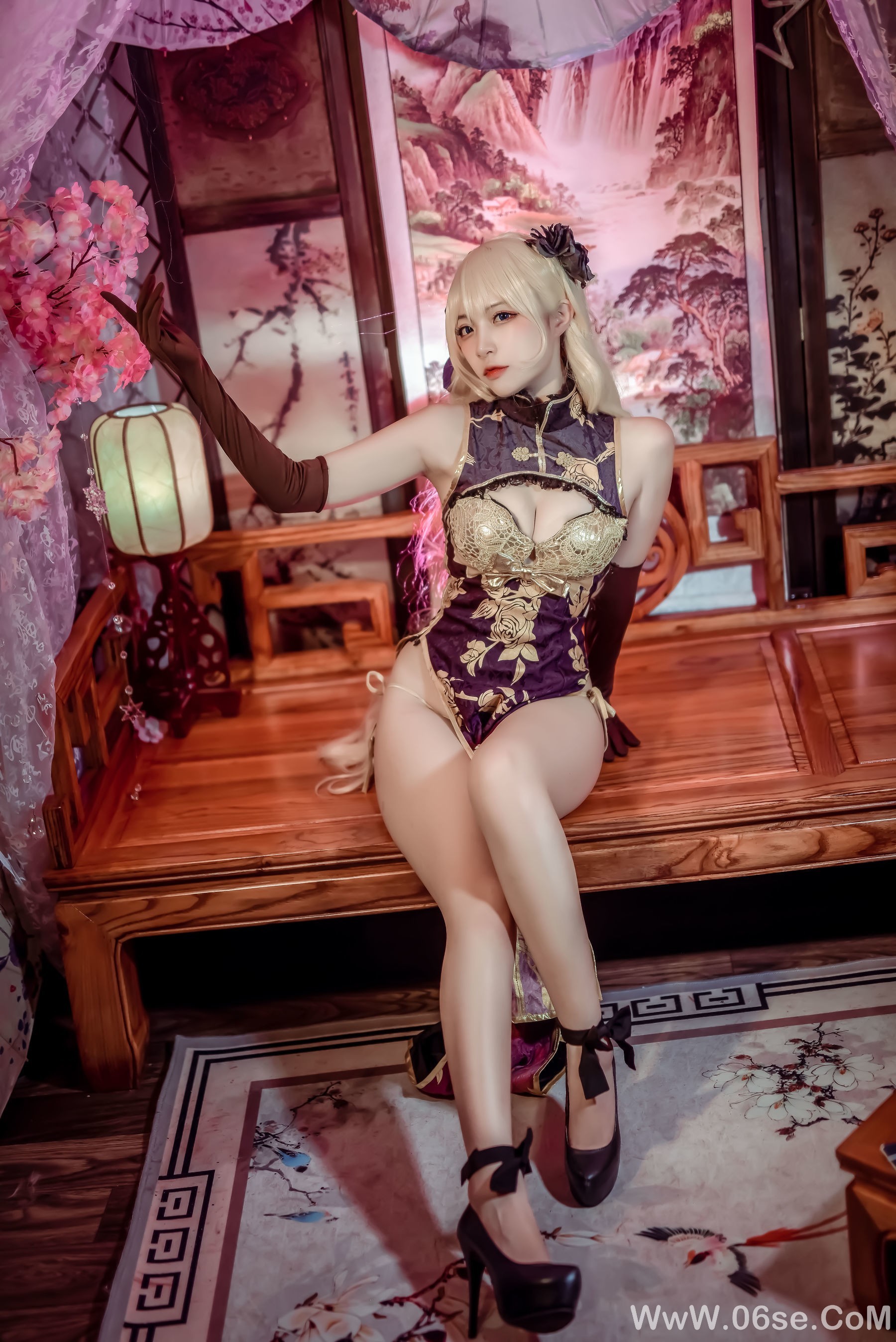 图片[14]-人气Coser二佐Nisa 金莲[20P]-六色网