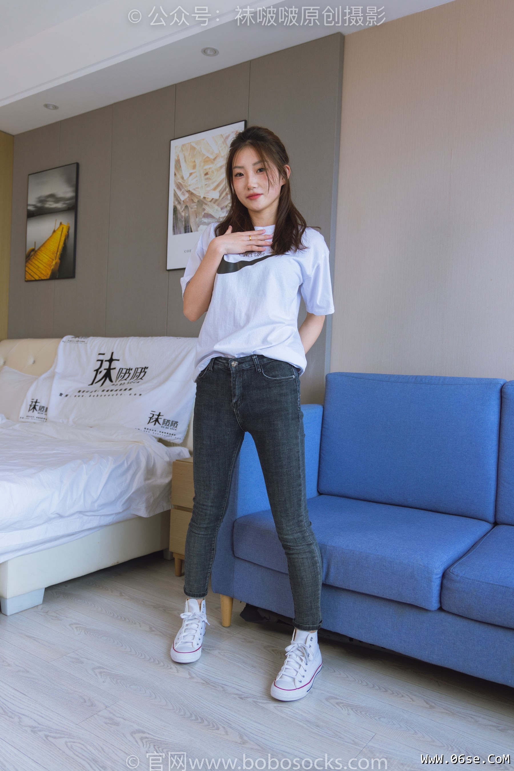 图片[97]-BoBoSocks袜啵啵 No.220 小沫-两双板鞋、短肉丝、裸足[140P]-六色网