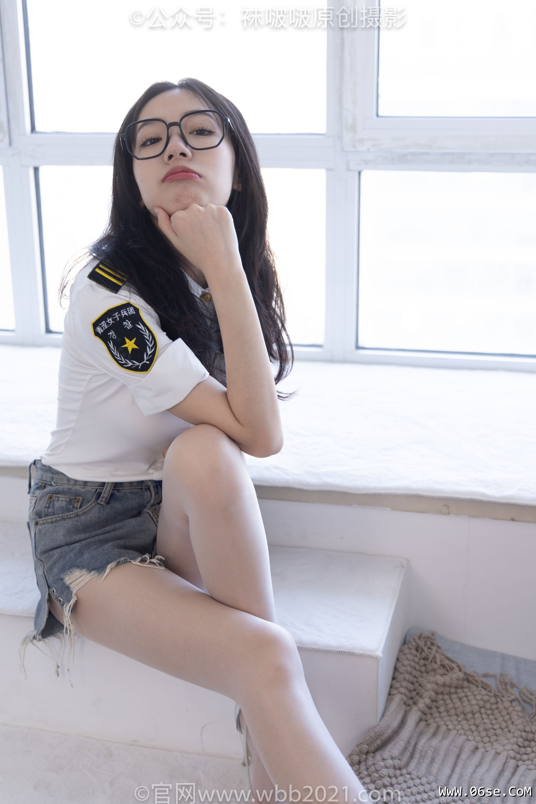 图片[132]-BoBoSocks袜啵啵 No.433 小甜豆 -透明高跟、白丝、穿鞋往鞋里倒酸奶[149P]-六色网