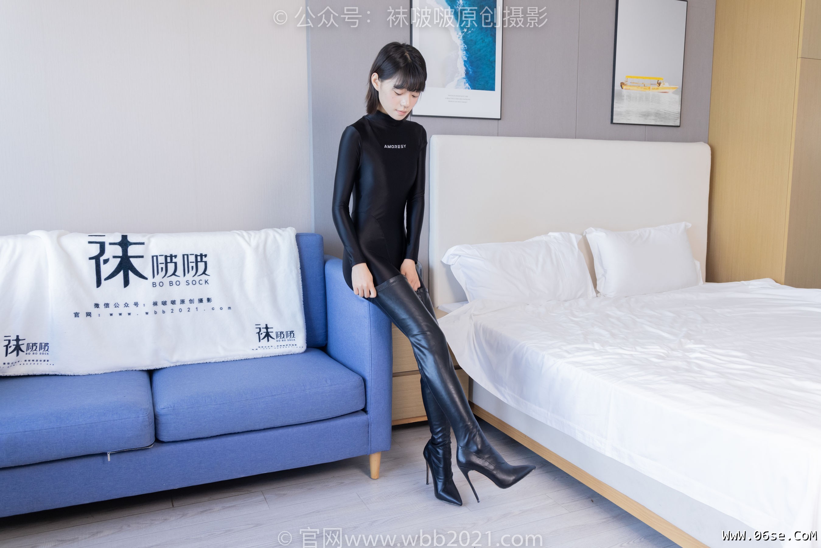 图片[85]-BoBoSocks袜啵啵 No.416 糯米 -高跟长靴、黑丝、连体衣裤里丝[150P]-六色网