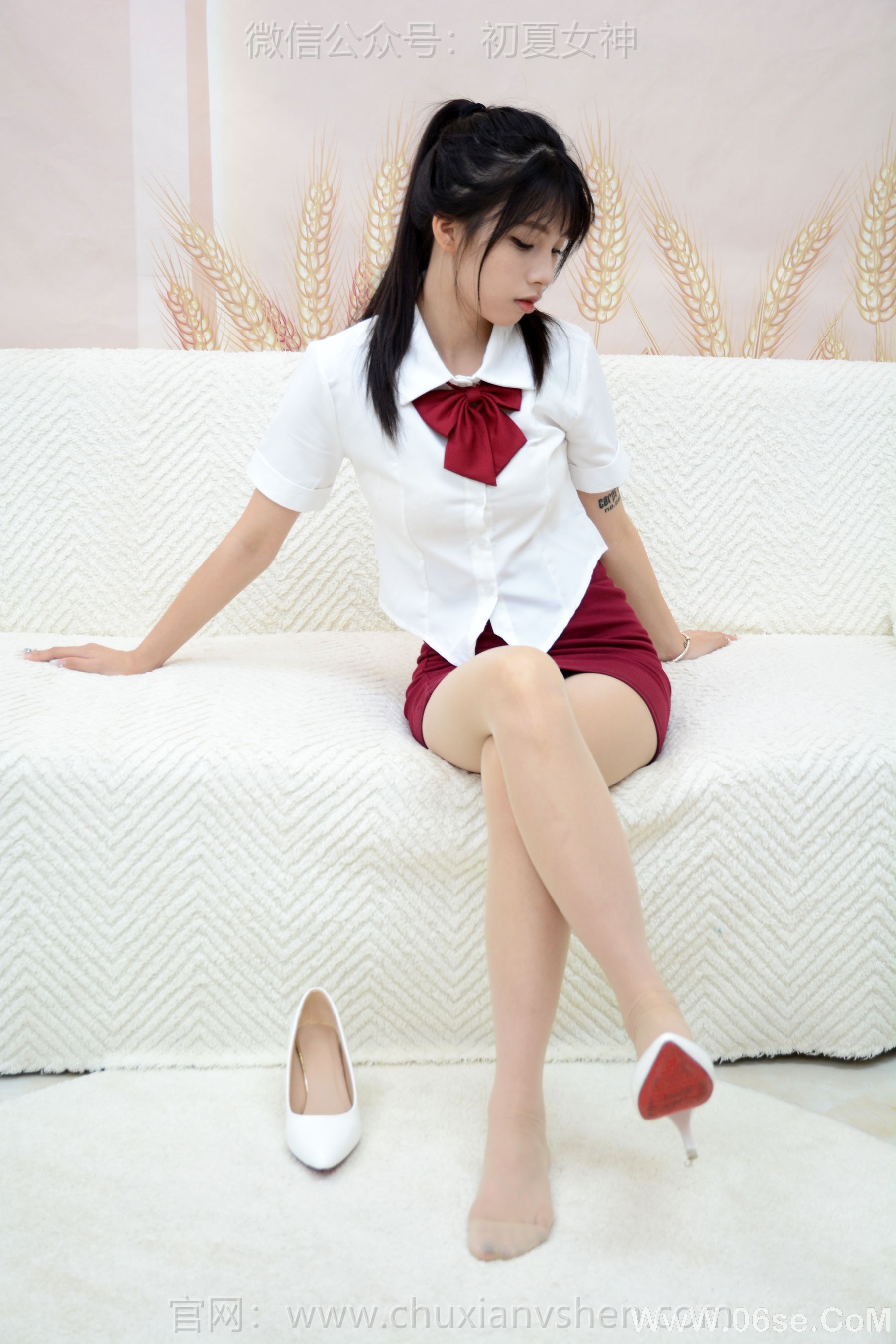 图片[82]-初夏女神 No.251 番茄 学院小御[100P]-六色网