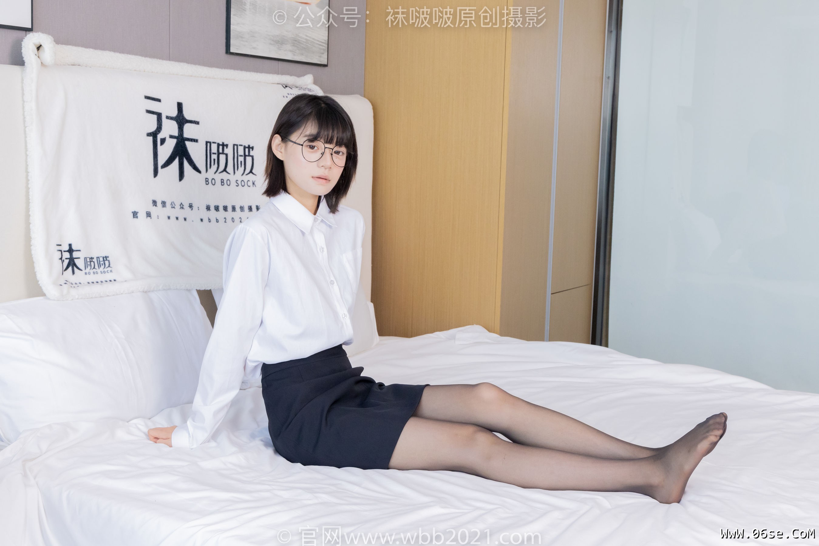 图片[95]-BoBoSocks袜啵啵 No.436 糯米 -OL制服、两双平底鞋、薄黑丝、厚肉丝[150P]-六色网