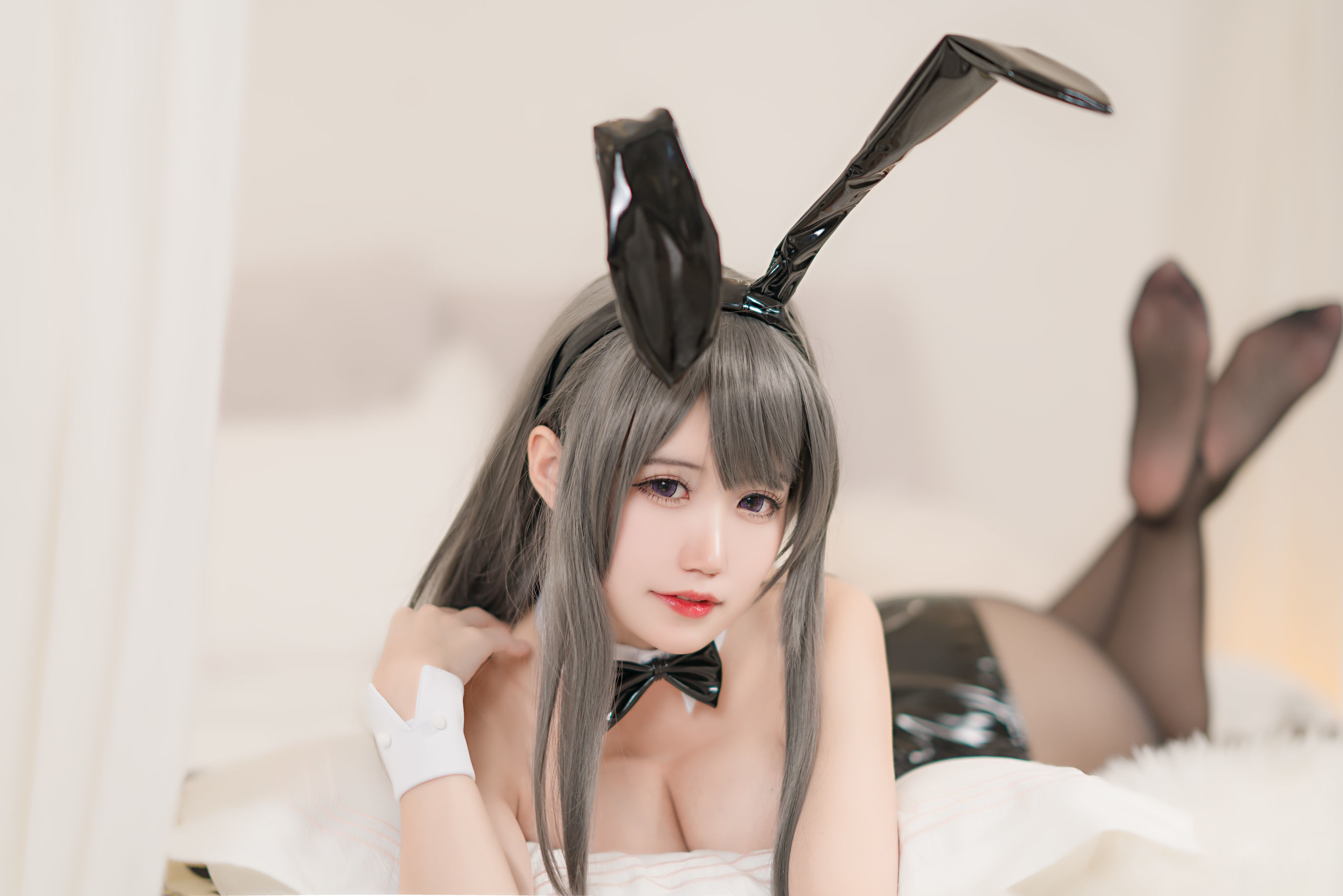 图片[20]-动漫博主小仓千代w 麻衣兔女郎[24P]-六色网