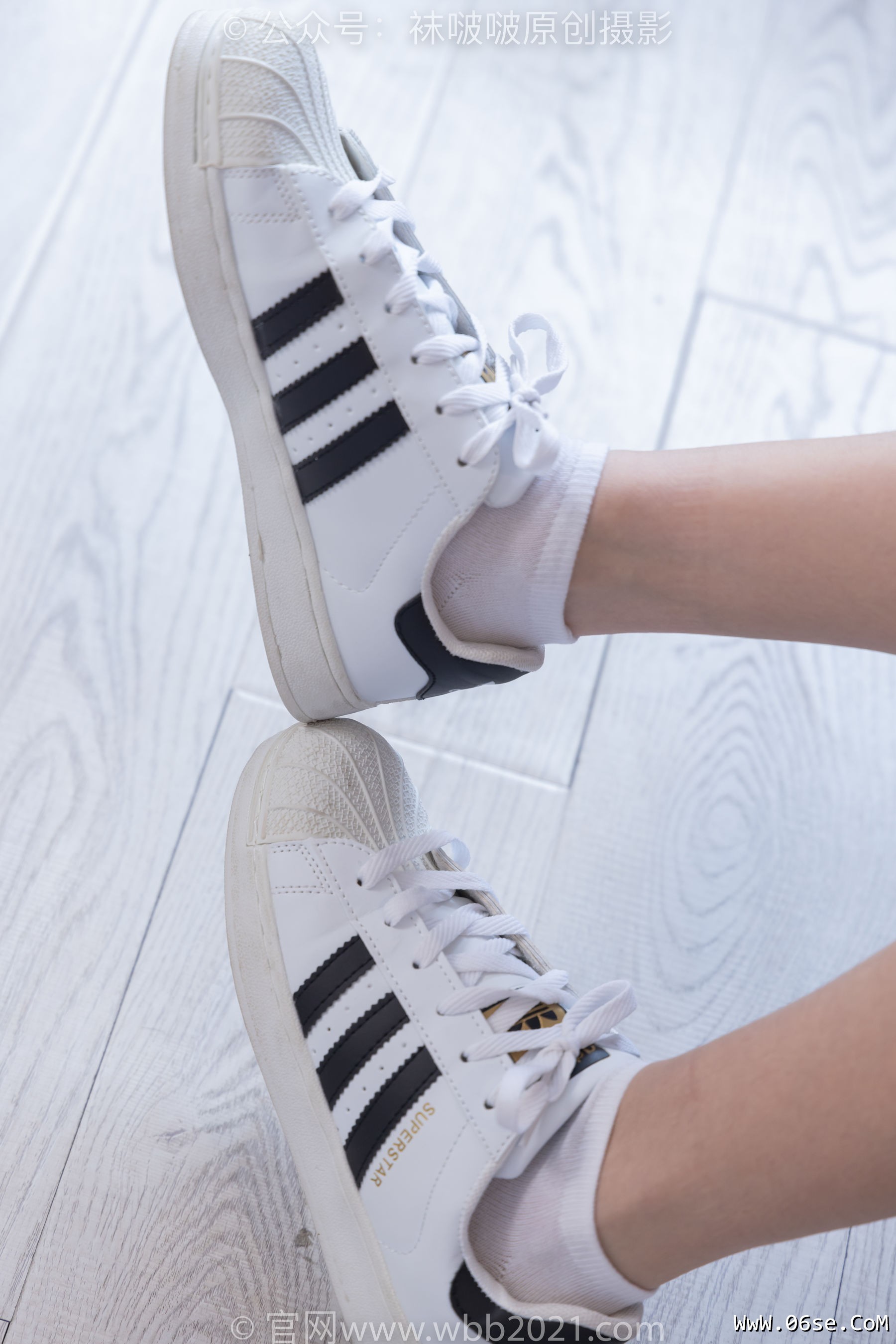图片[91]-BoBoSocks袜啵啵 No.258 小沫 -贝壳头板鞋、白棉袜[148P]-六色网
