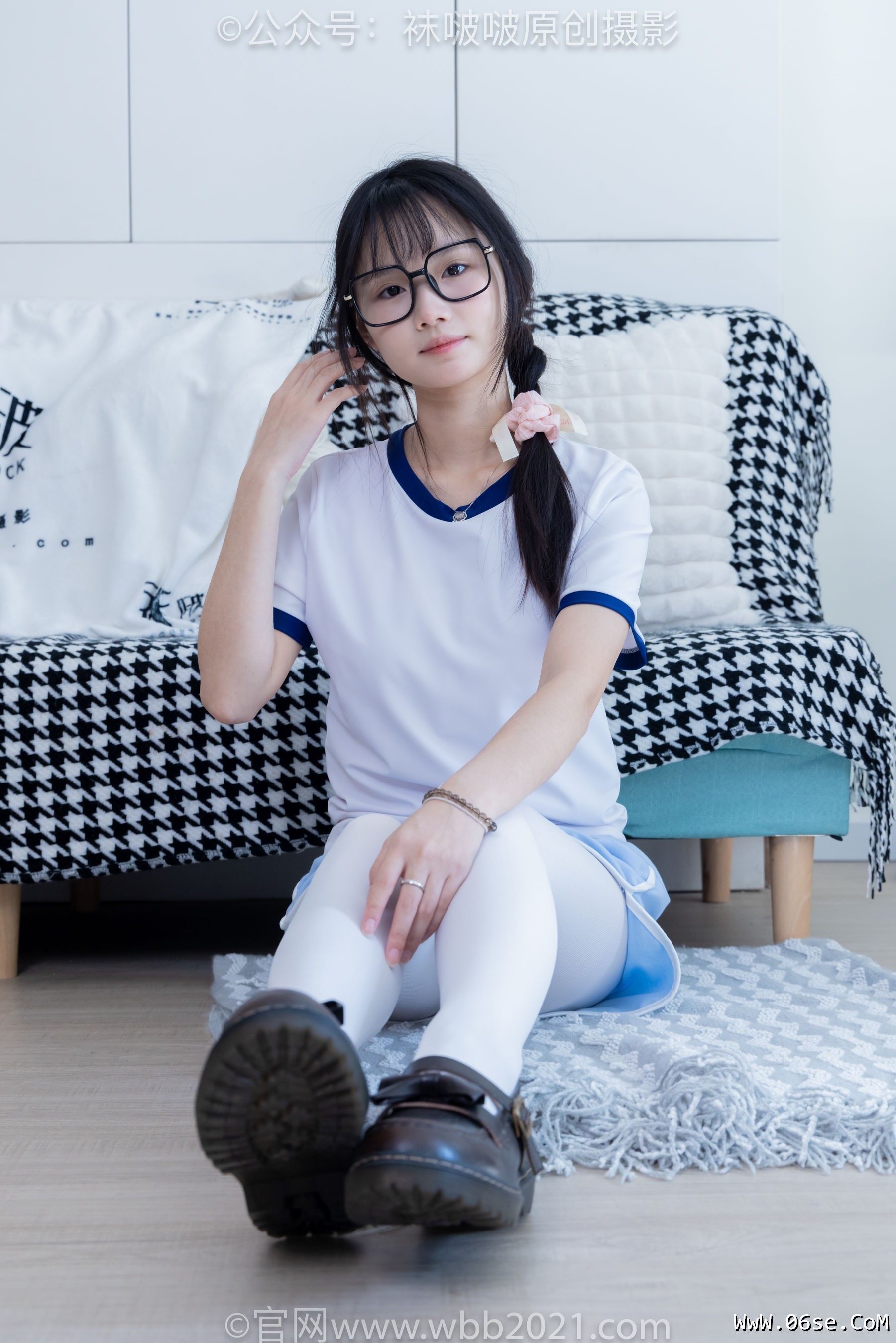 图片[85]-BoBoSocks袜啵啵 No.325 甜甜圈 -皮鞋、厚白丝[145P]-六色网