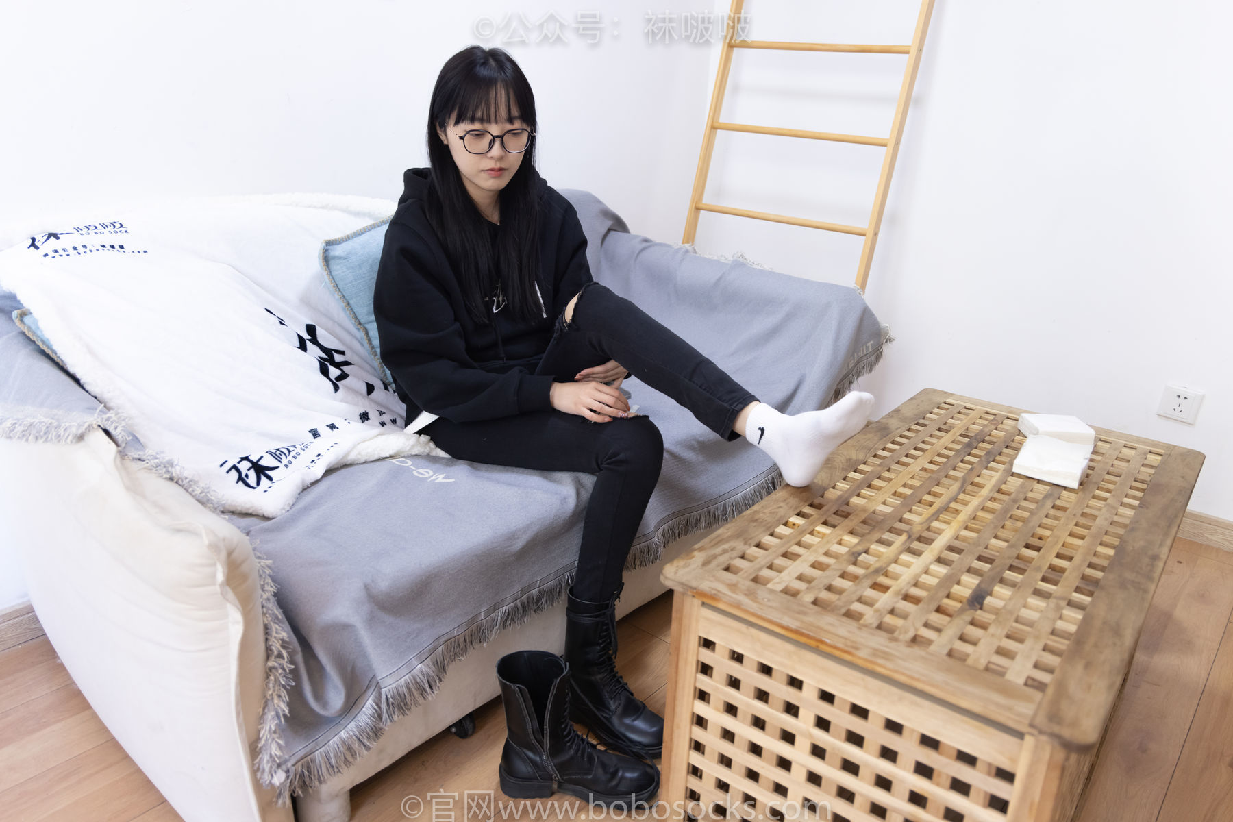 图片[50]-BoBoSocks袜啵啵 No.061 稚予-短靴、白棉袜、裸足[145P]-六色网