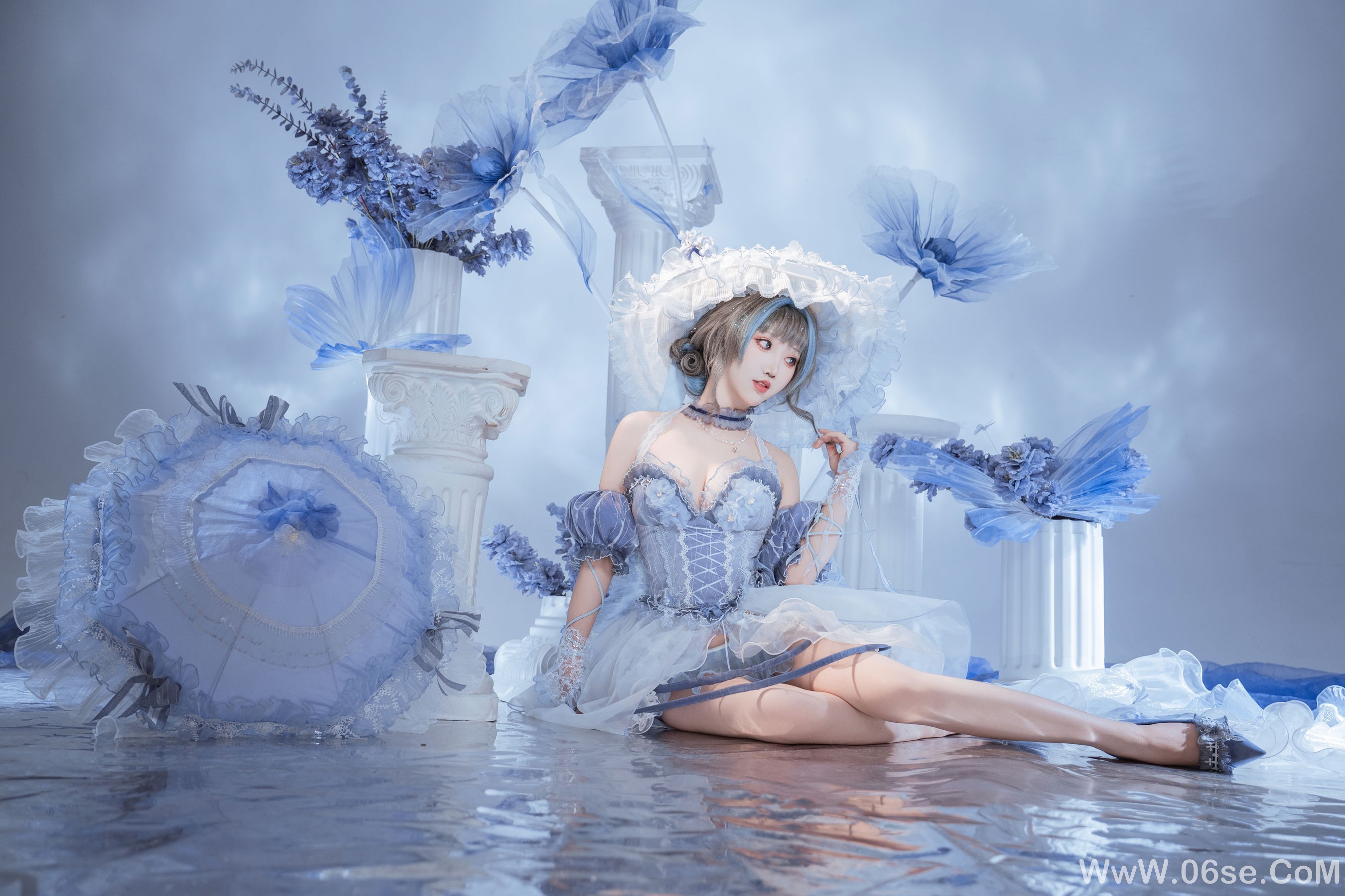 图片[15]-可爱人气Coser 面饼仙儿 – 碧蓝航线 柴郡礼服[21P]-六色网