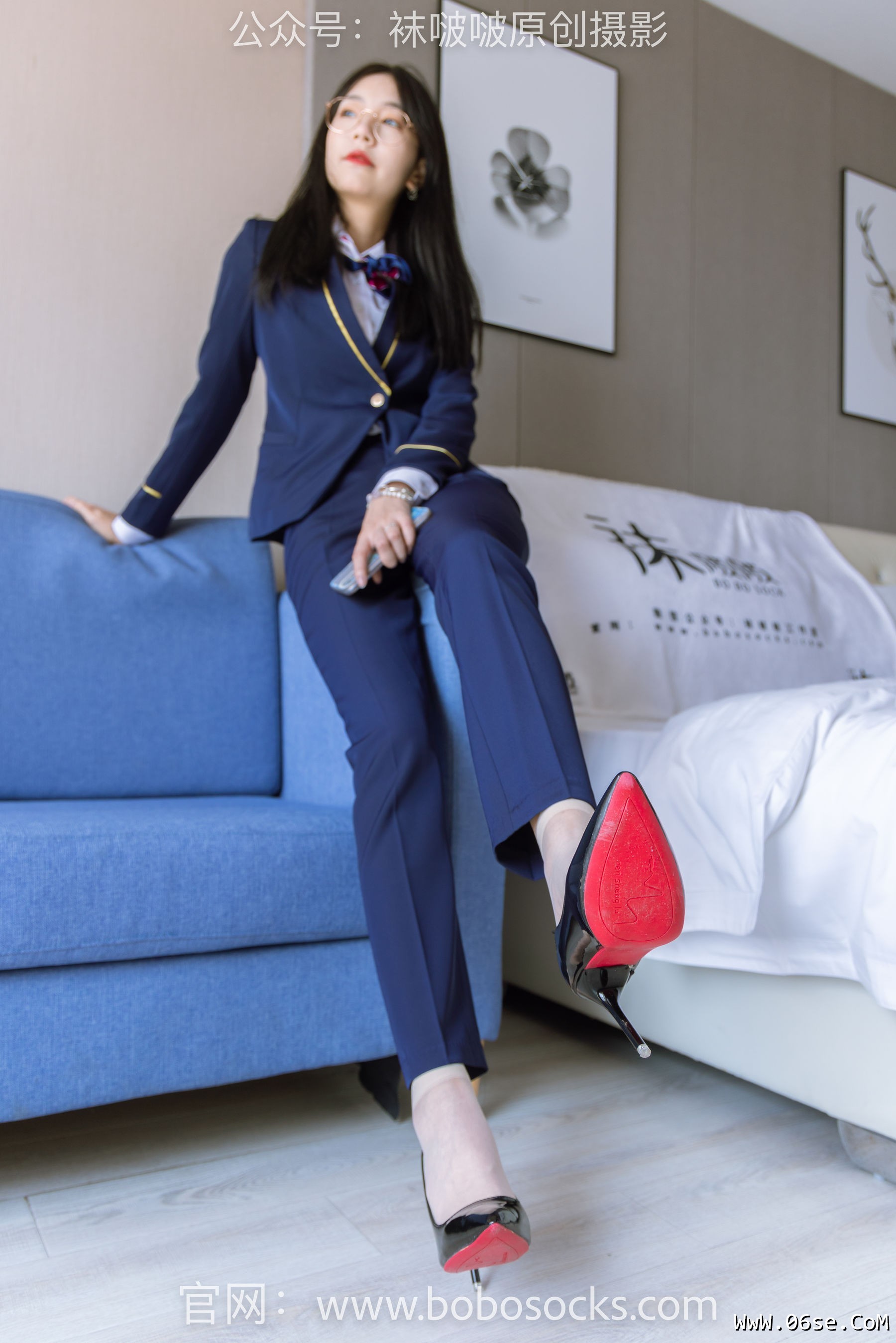 图片[54]-BoBoSocks袜啵啵 No.139 小甜豆-高跟鞋、短肉丝、空姐制服[140P]-六色网