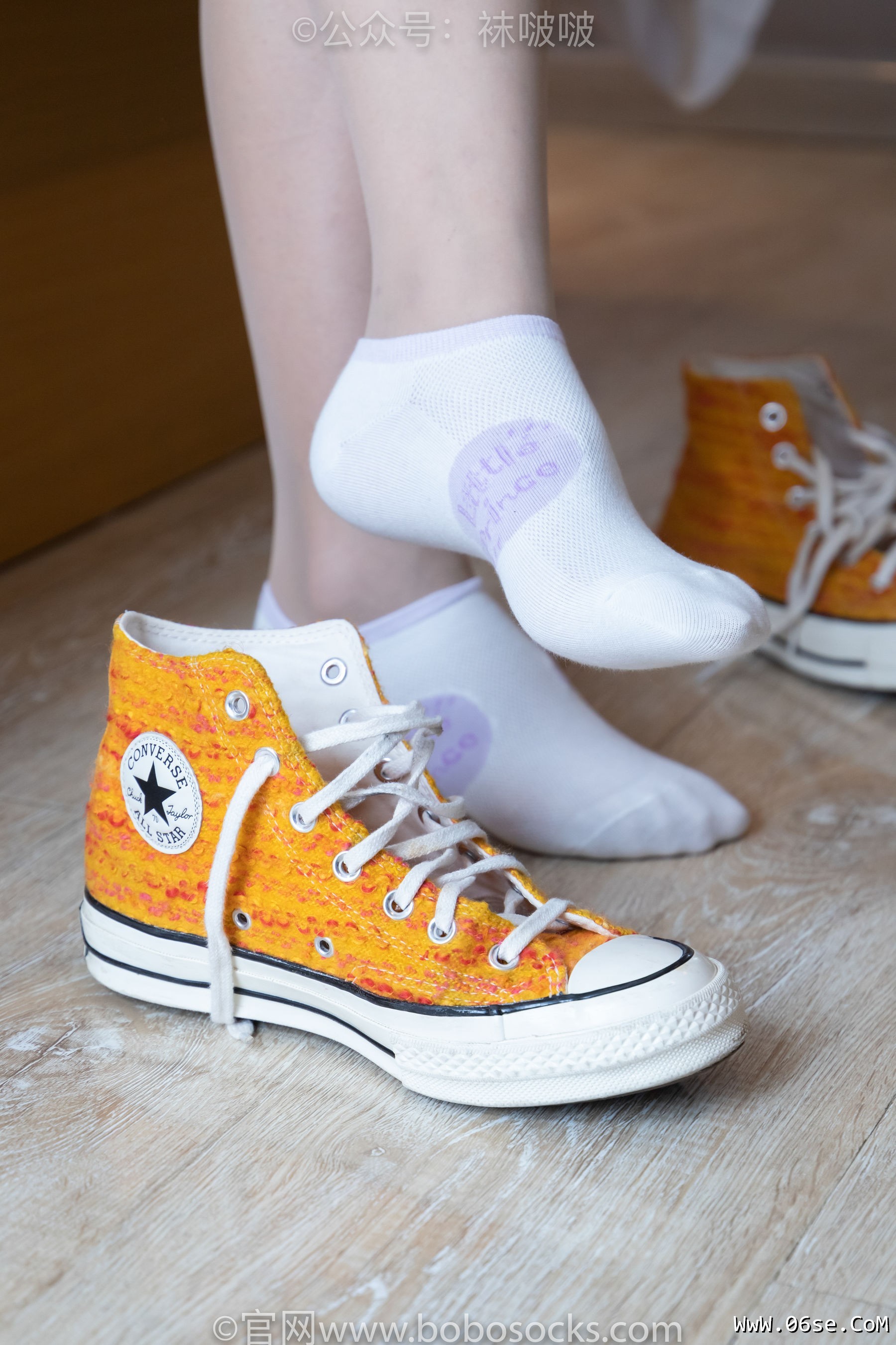 图片[41]-BoBoSocks袜啵啵 No.008 涵涵-帆布鞋、白色短棉袜、肉丝[139P]-六色网