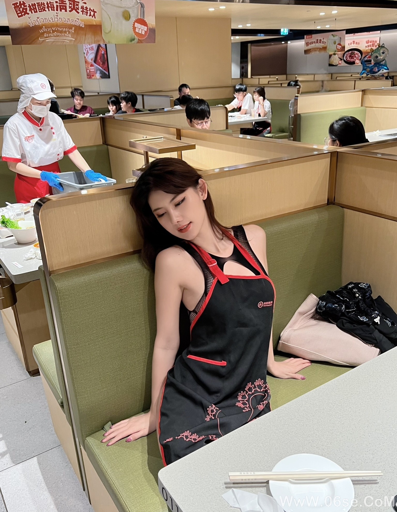 图片[3]-就是阿朱啊 – NO.065 海底捞里的漏出[20P]-六色网