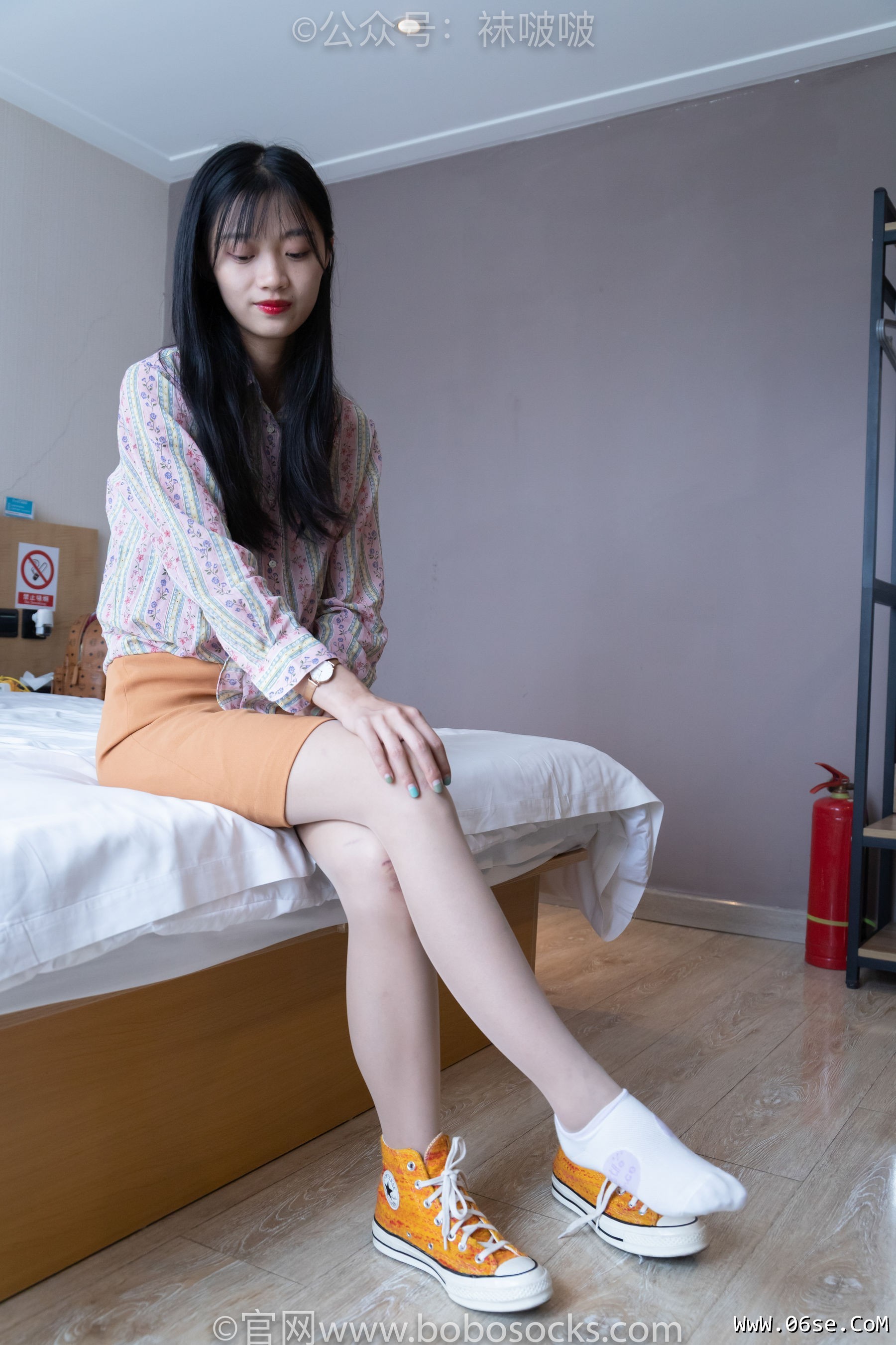 图片[37]-BoBoSocks袜啵啵 No.008 涵涵-帆布鞋、白色短棉袜、肉丝[139P]-六色网