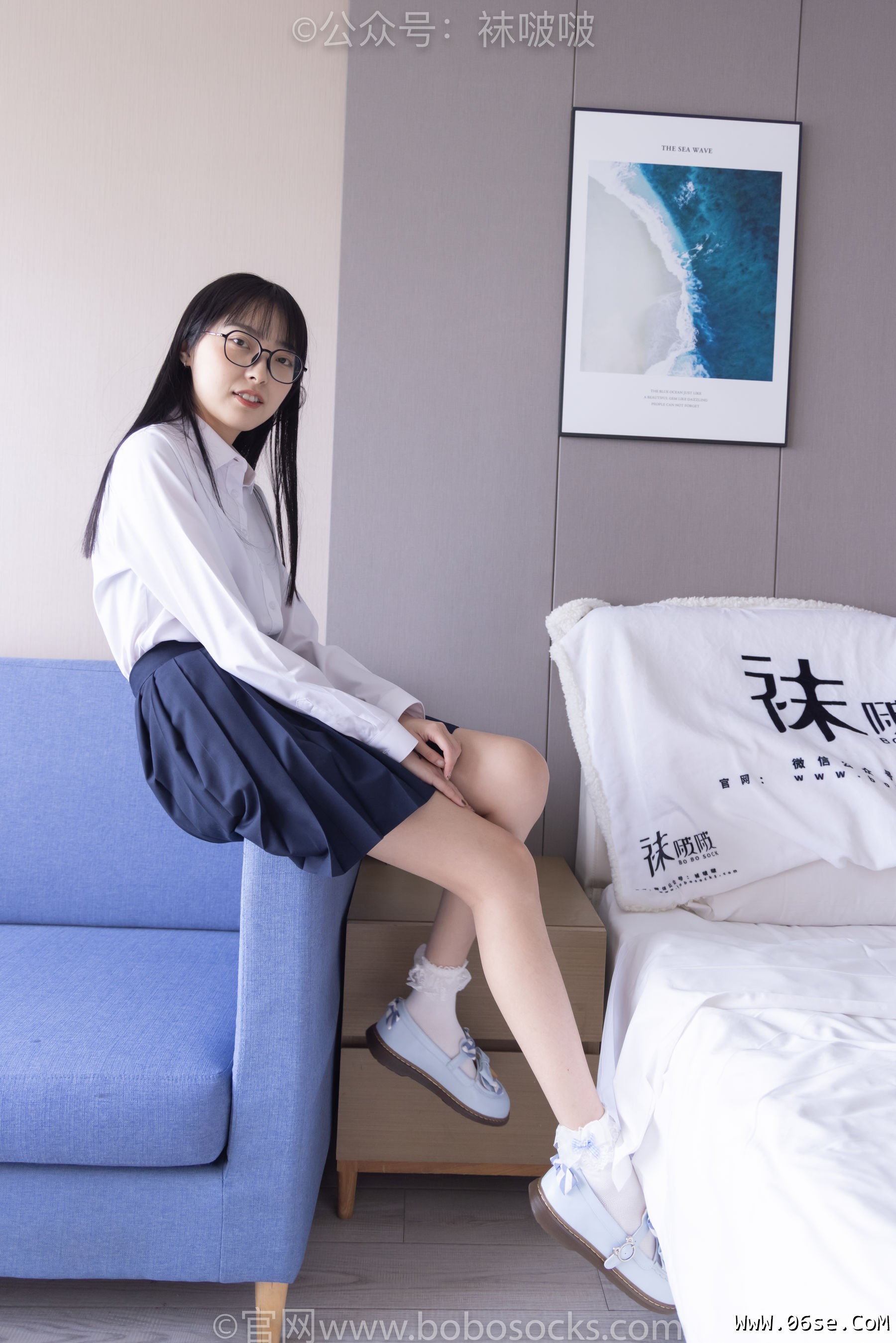 图片[5]-BoBoSocks袜啵啵 No.070 稚予-皮鞋、拖鞋、过膝袜、白棉袜[148P]-六色网