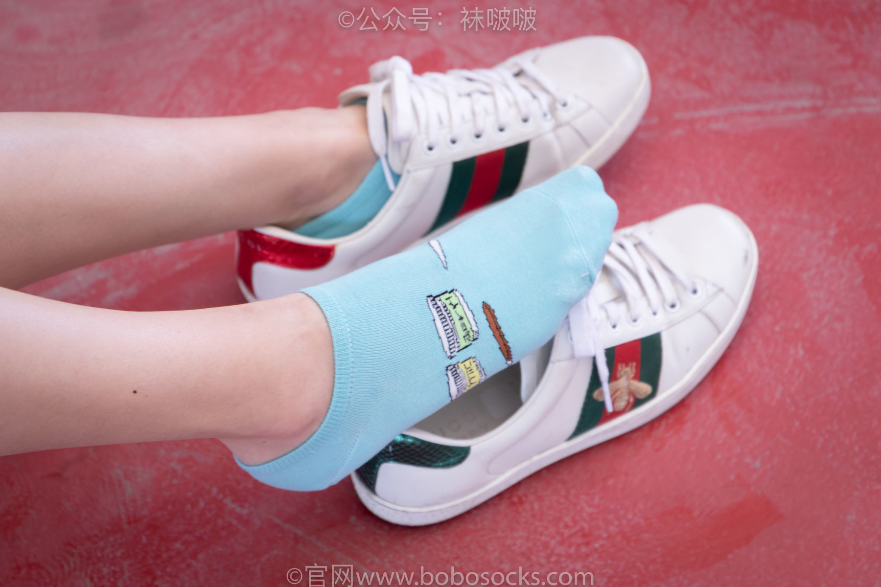 图片[34]-BoBoSocks袜啵啵 积分限定作品006 泡芙-板鞋、天蓝色短棉袜、裸足[138P]-六色网