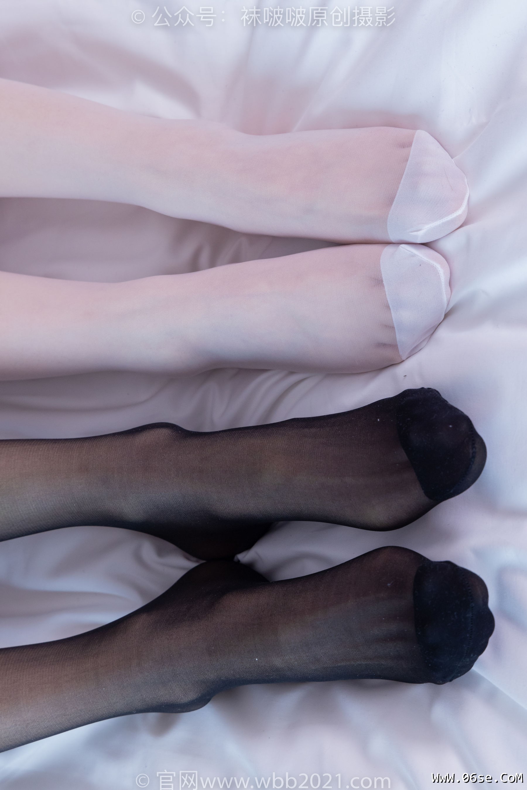 图片[69]-BoBoSocks袜啵啵 No.384 雪糕&甜甜圈 -两双高跟凉鞋、黑丝、白丝、裸足[183P]-六色网