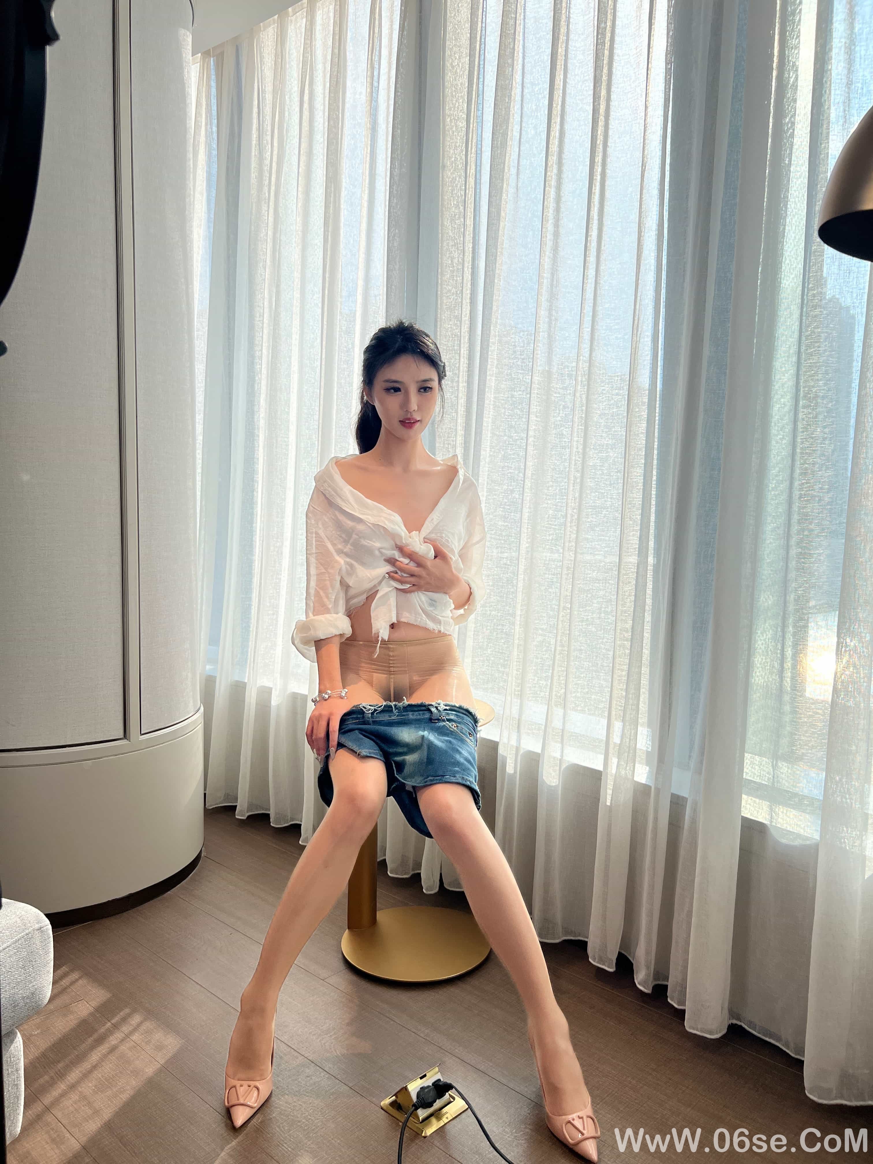 图片[86]-浅浅Danny – 内购 白衬衫[108P]-六色网