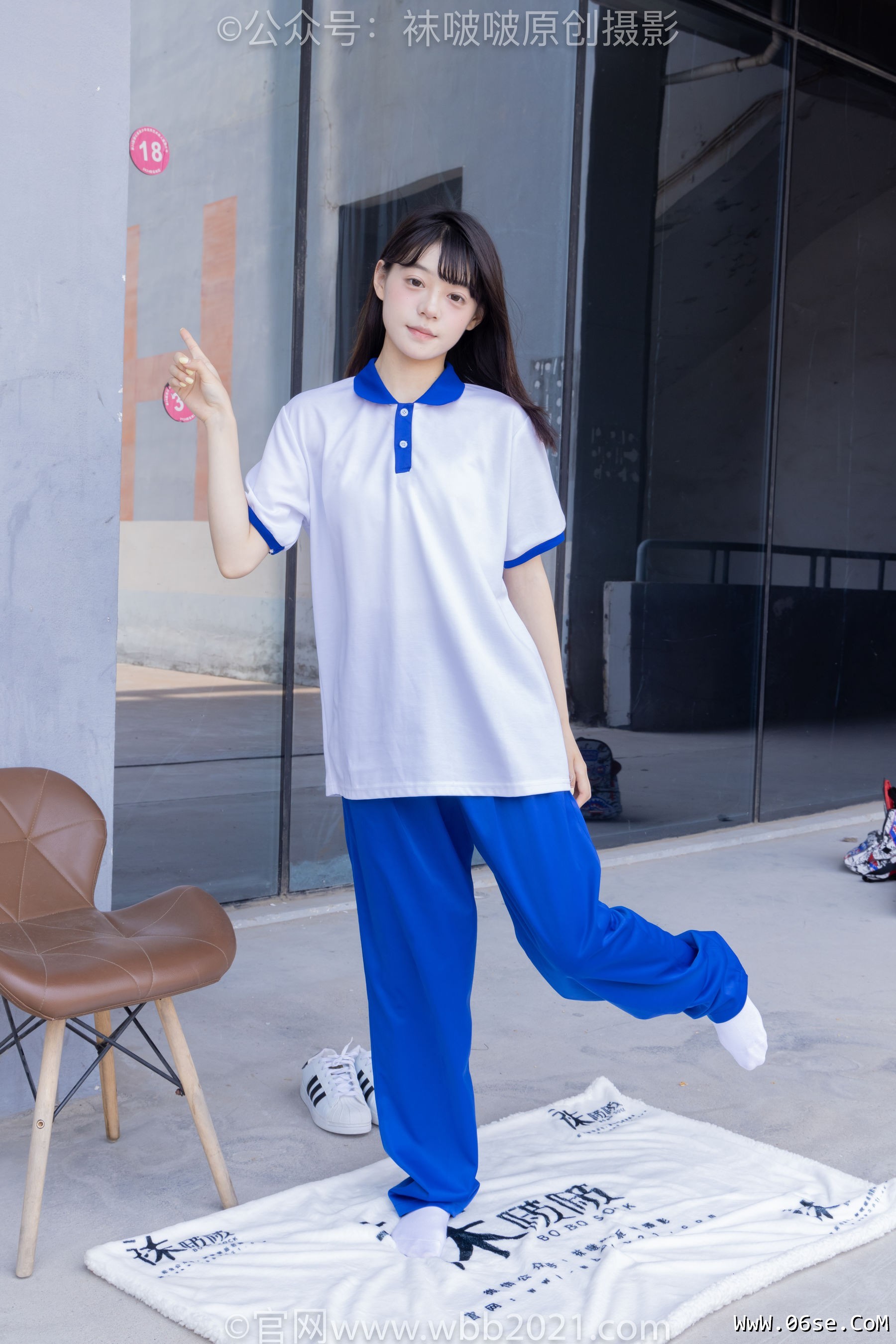 图片[143]-BoBoSocks袜啵啵 No.393 糯米 -板鞋、白棉袜、裸足、校服[150P]-六色网