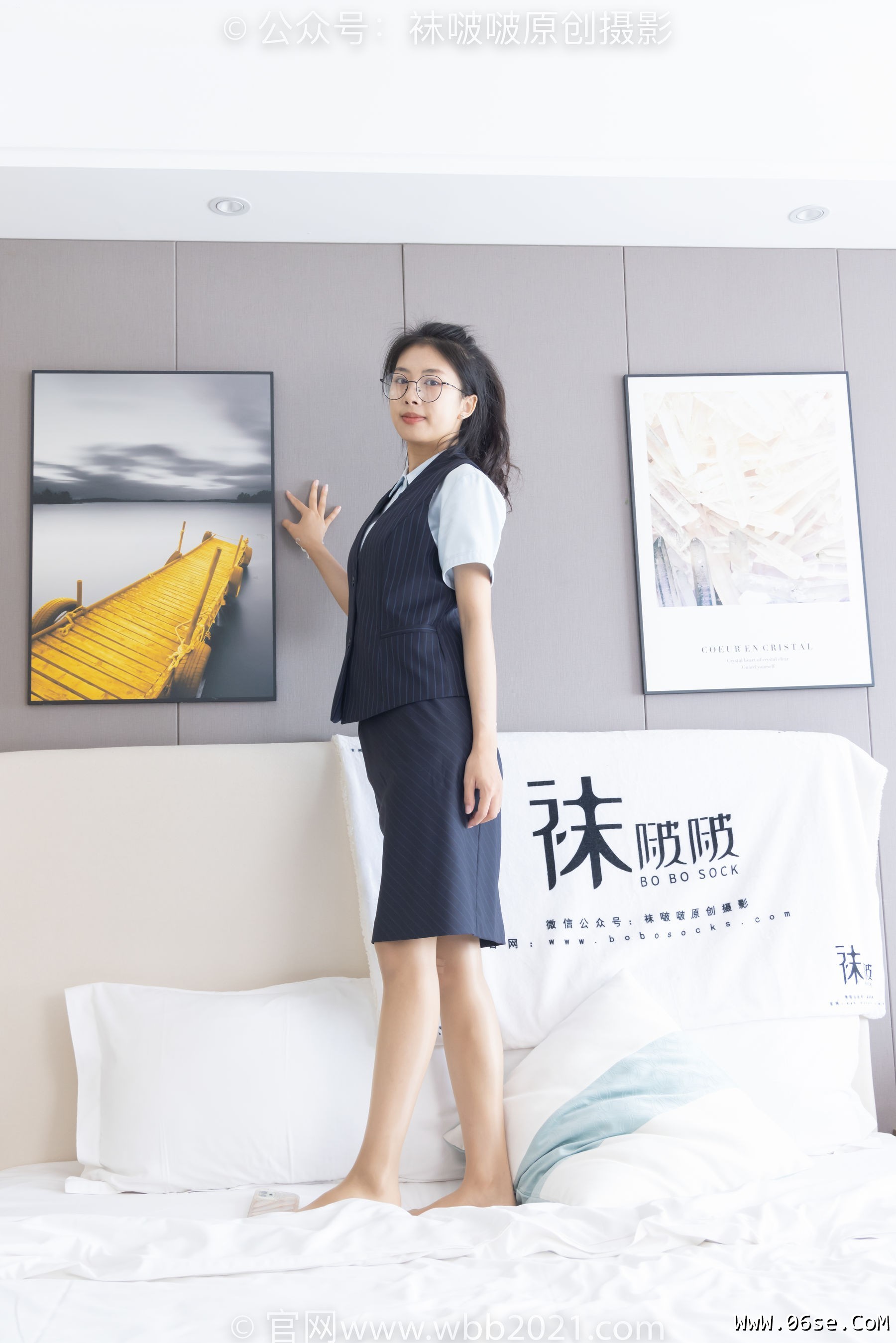 图片[37]-BoBoSocks袜啵啵 No.324 奶油 -高跟鞋、皮鞋、黑棉袜、油亮肉丝[140P]-六色网