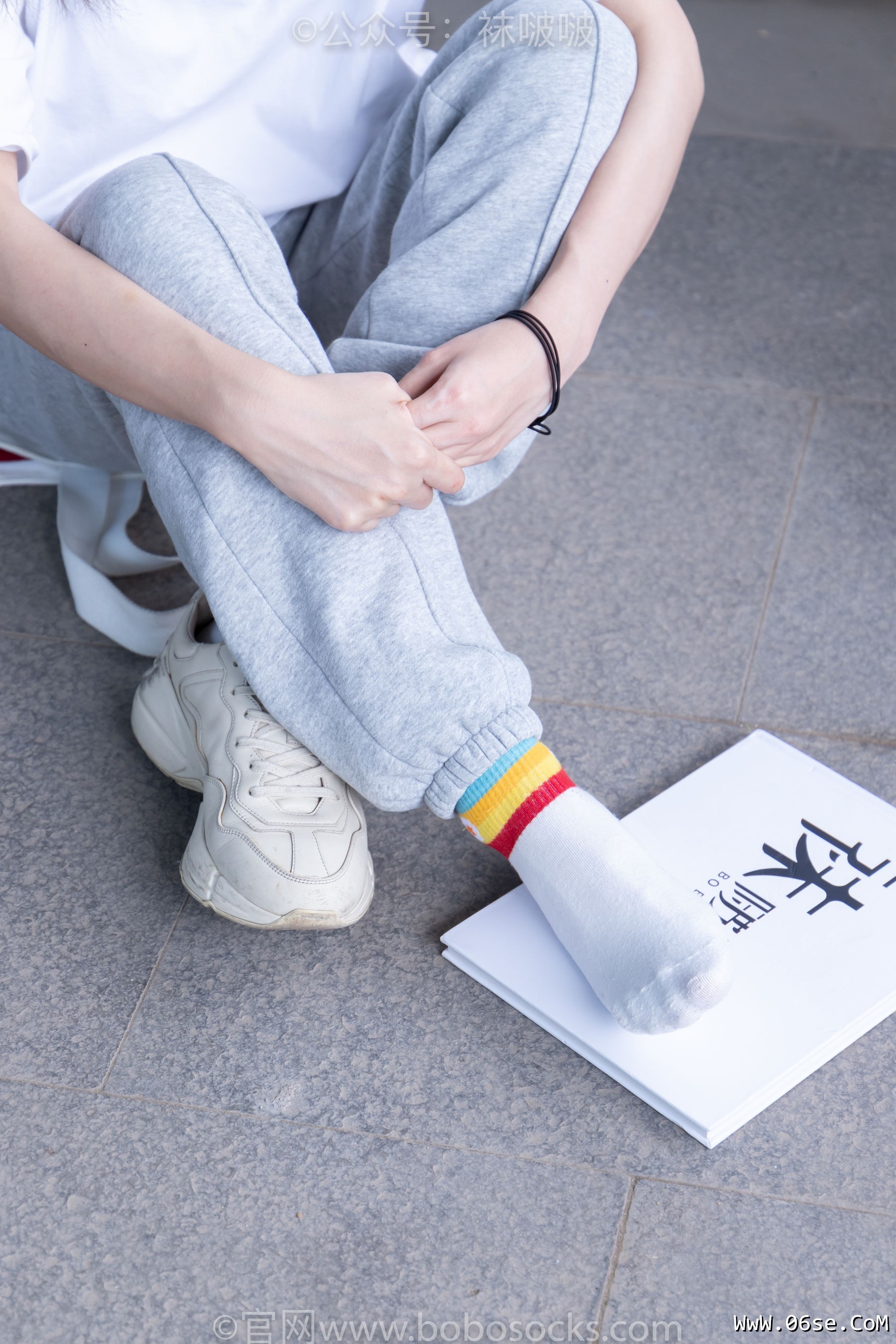 图片[54]-BoBoSocks袜啵啵 No.012 泡芙-运动鞋、白棉袜、裸足[132P]-六色网