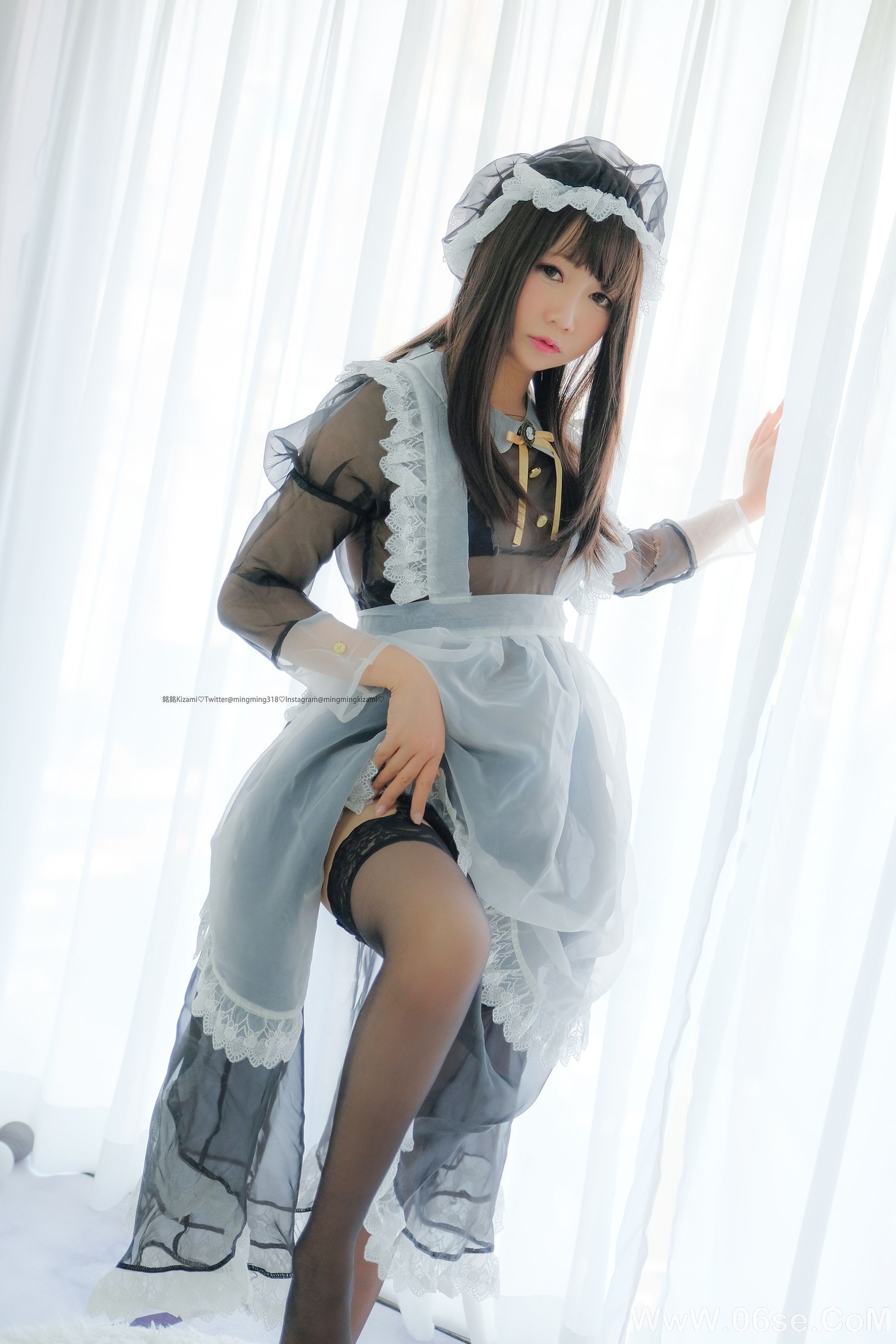 图片[21]-銘銘Kizami 自撮りVol.15 透明女仆[84P]-六色网