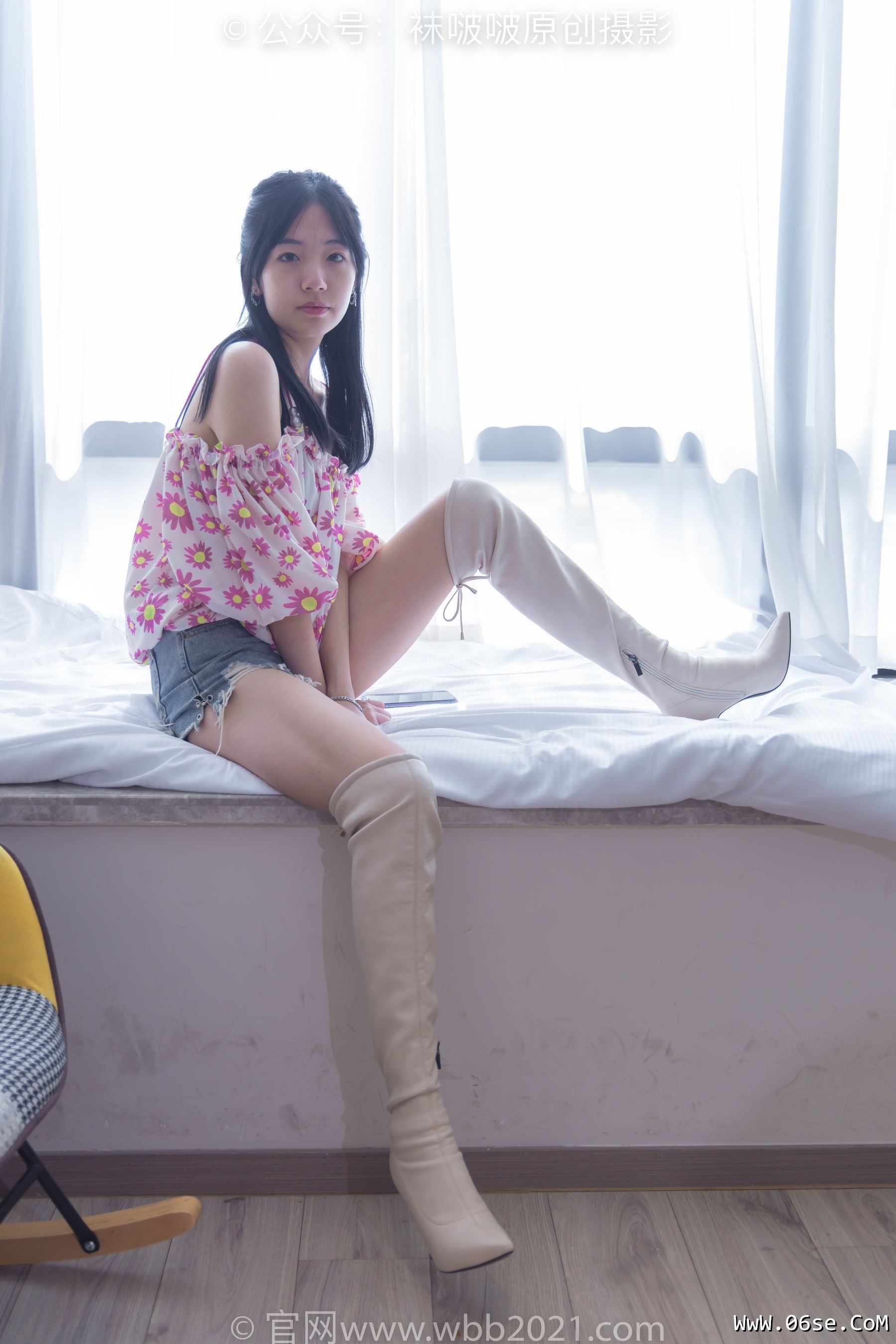 图片[89]-BoBoSocks袜啵啵 No.308 小甜豆 -长靴、白棉袜、裸足[170P]-六色网