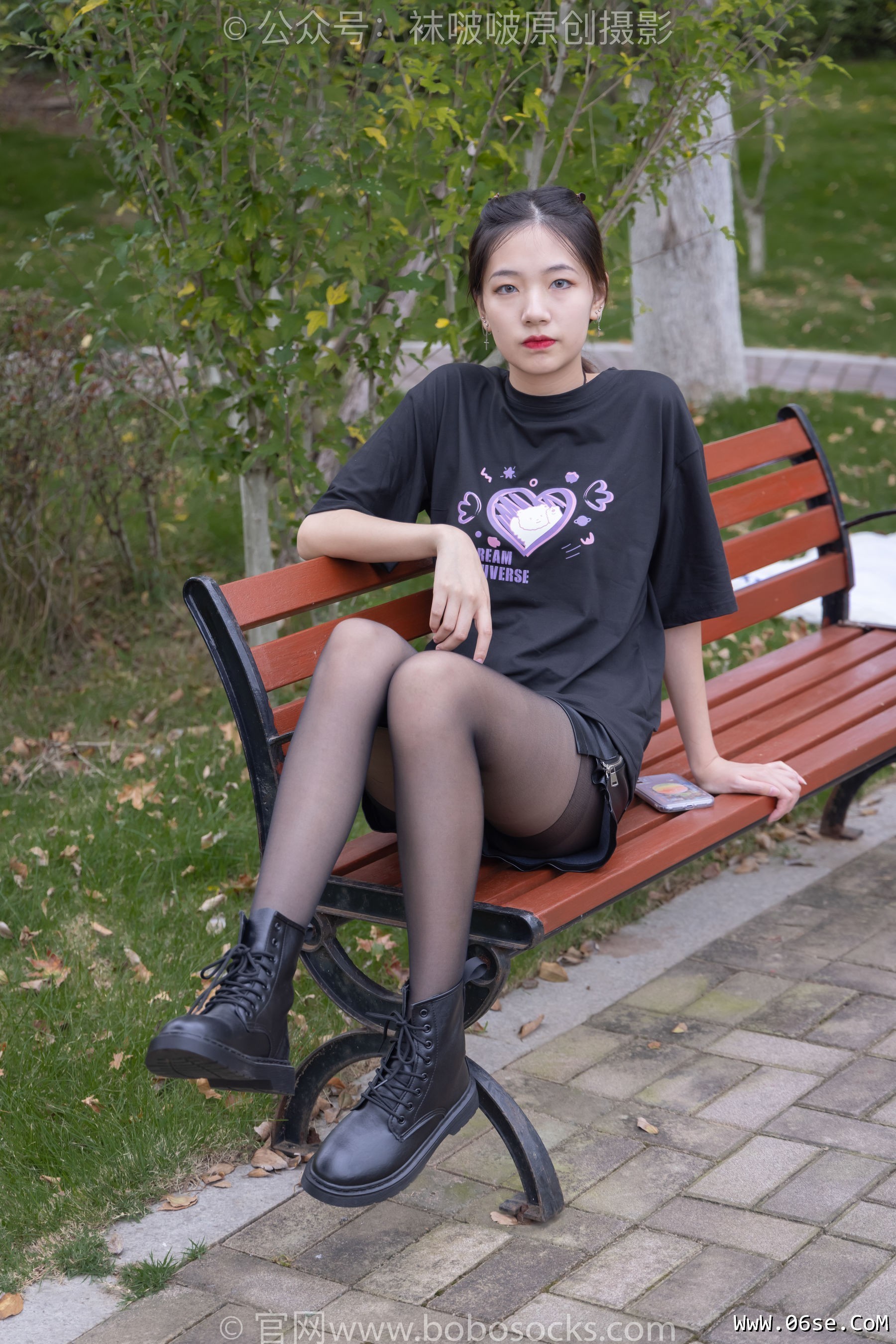图片[112]-BoBoSocks袜啵啵 No.221 小甜豆-马丁靴、黑丝[133P]-六色网