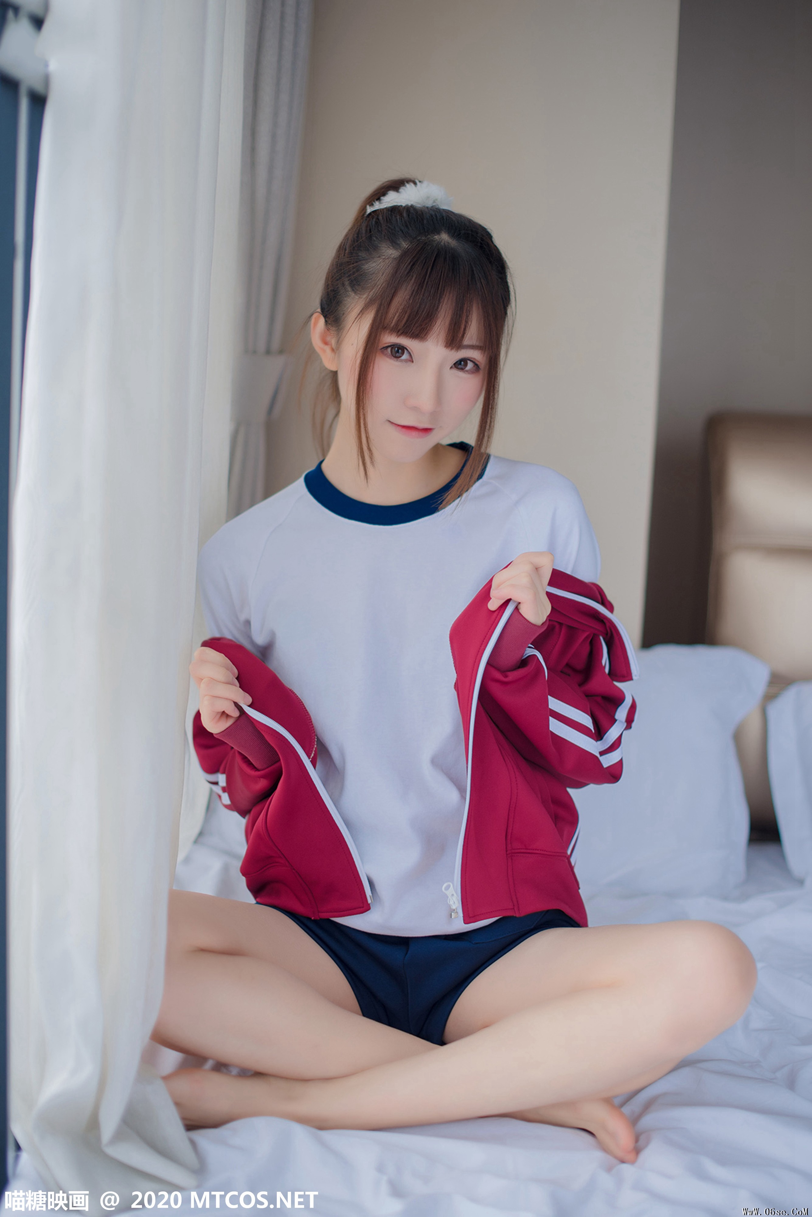 图片[40]-喵糖映画 VOL.222 清凉体操服 清纯学妹[47P／257MB]-六色网