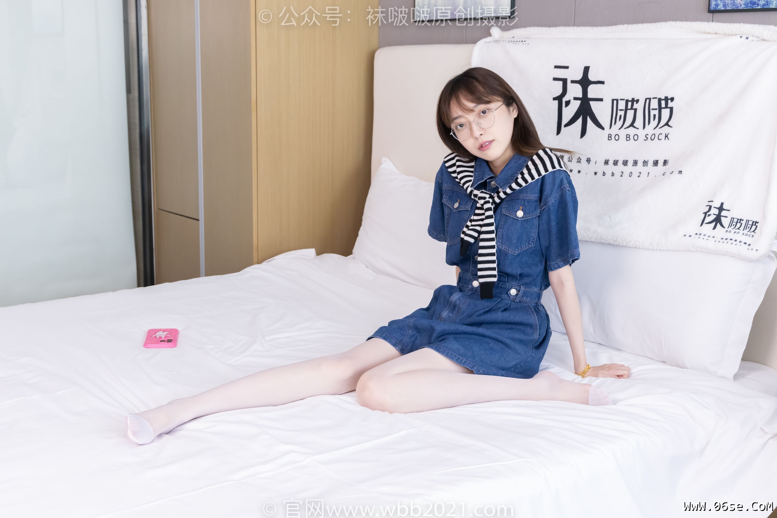 图片[92]-BoBoSocks袜啵啵 No.435 稚予 -板鞋、运动鞋、白丝、肉丝[150P]-六色网