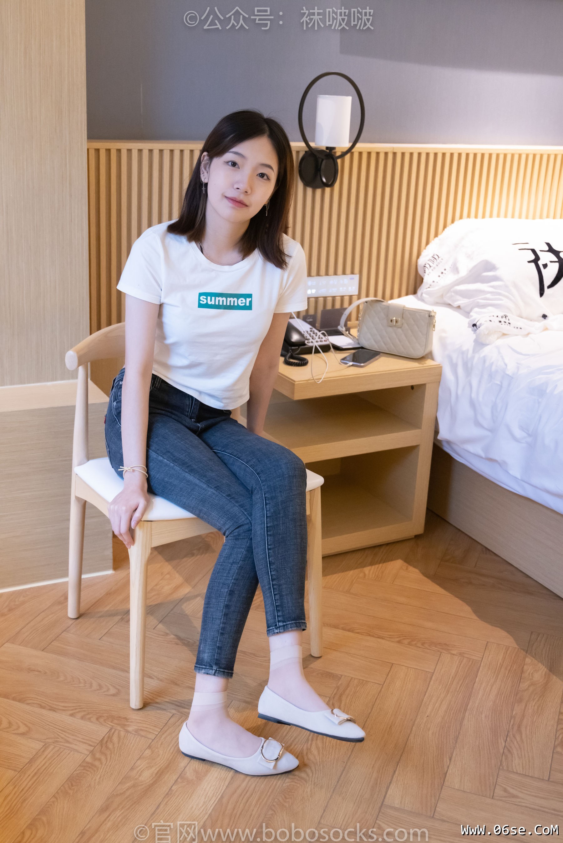 图片[25]-BoBoSocks袜啵啵 No.063 小甜豆-平底鞋、短肉丝、短咖啡丝、裸足[155P]-六色网