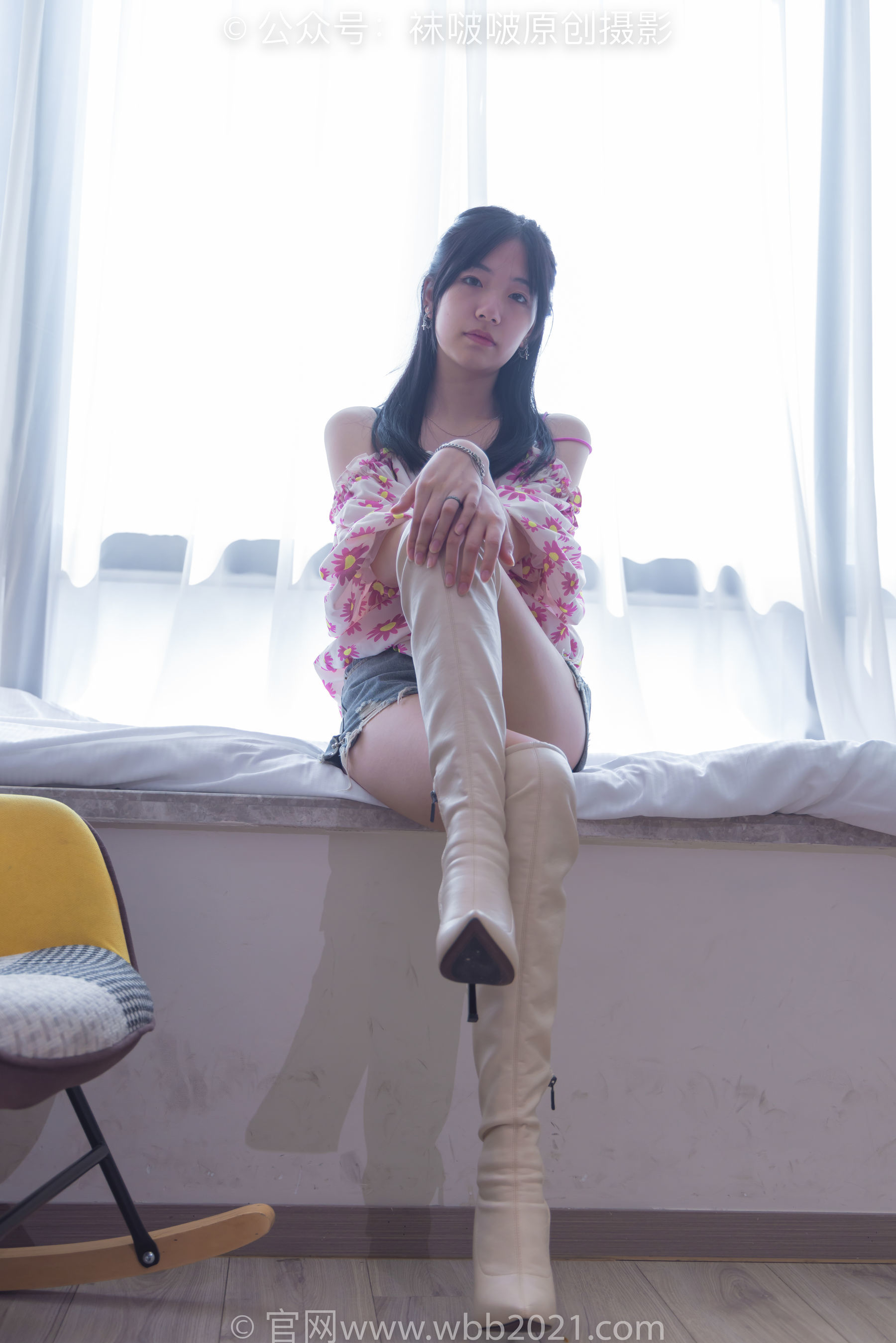 图片[87]-BoBoSocks袜啵啵 No.308 小甜豆 -长靴、白棉袜、裸足[170P]-六色网