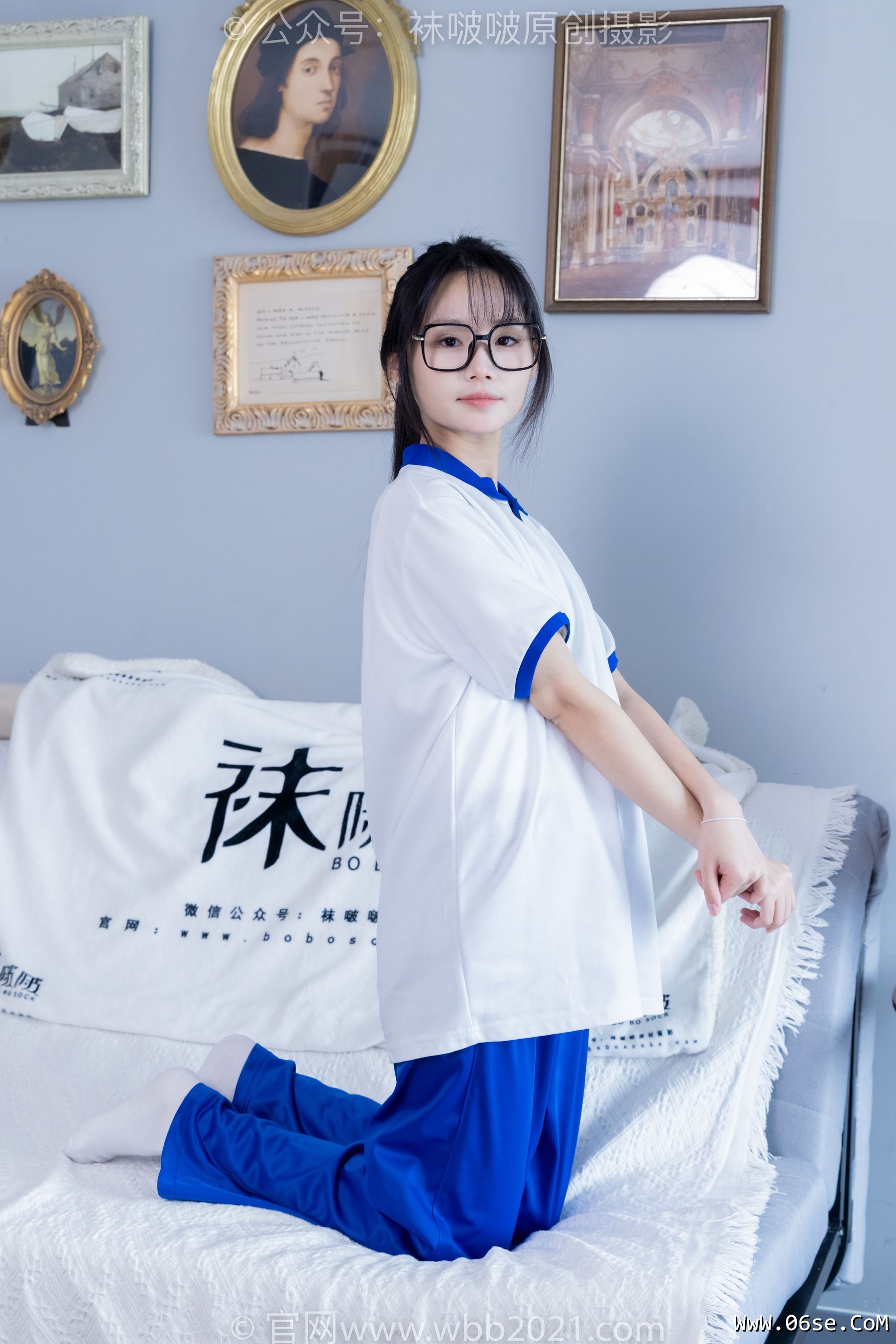 图片[119]-BoBoSocks袜啵啵 No.351 甜甜圈 -板鞋、白棉袜、肉丝、校服裤里丝[150P]-六色网